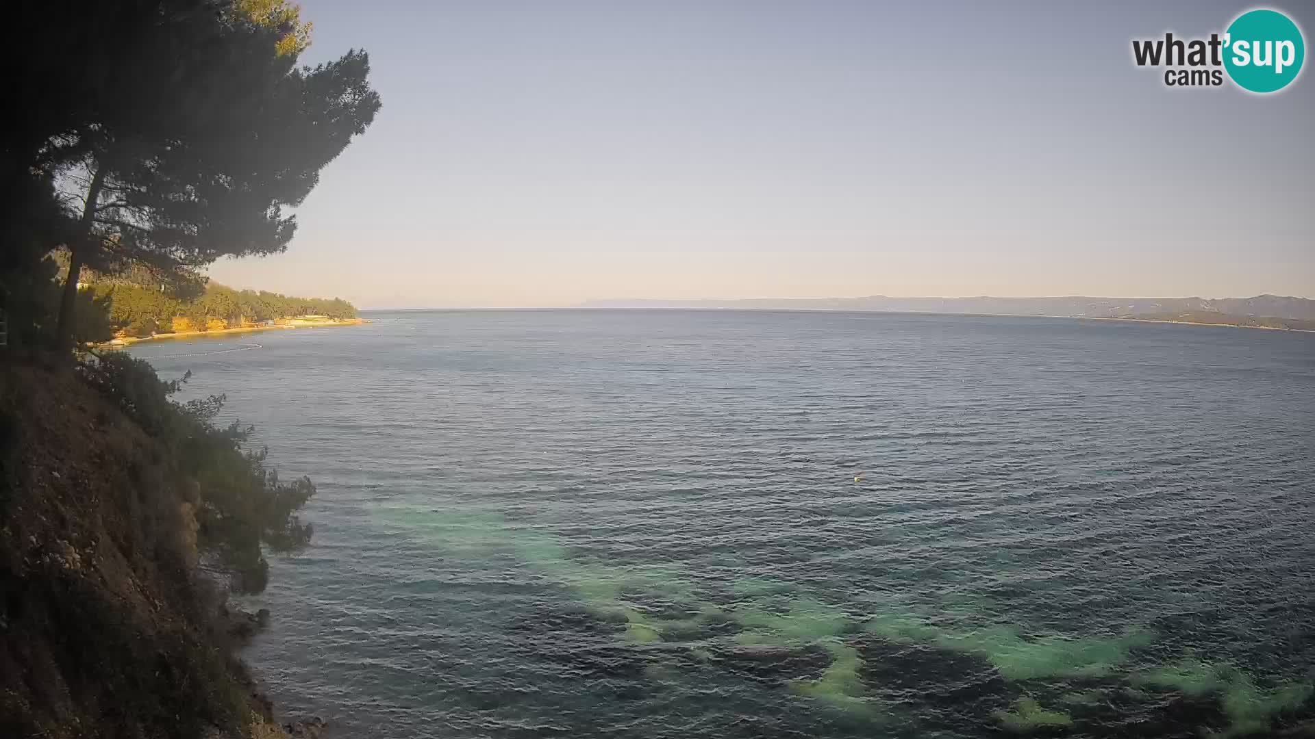 Webcam Strand Potočine Bol – Liveblick auf Borak Beach, Insel Brač