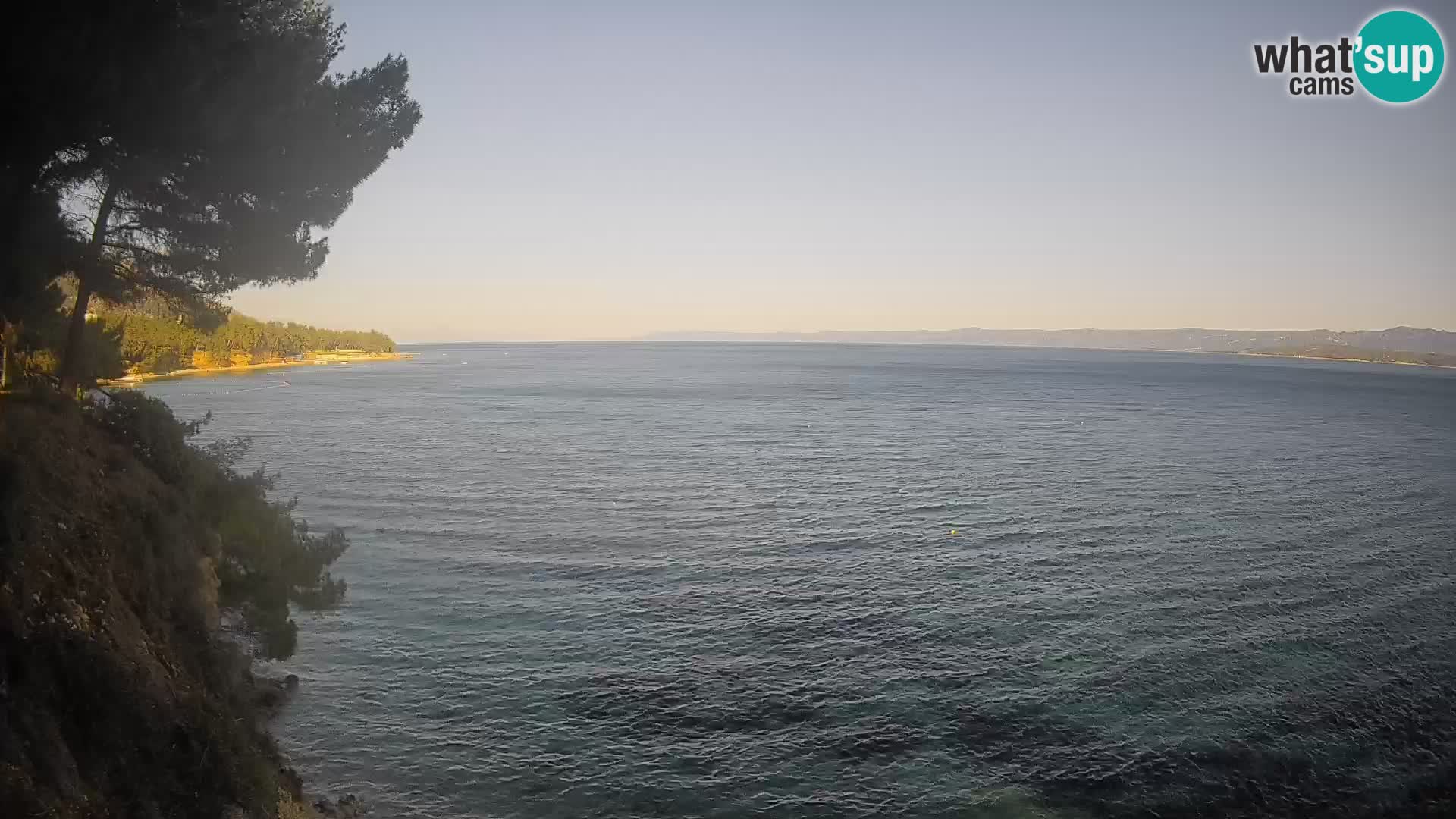 Webcam plage Potočine Bol – Vue en direct sur Borak Beach, île de Brač