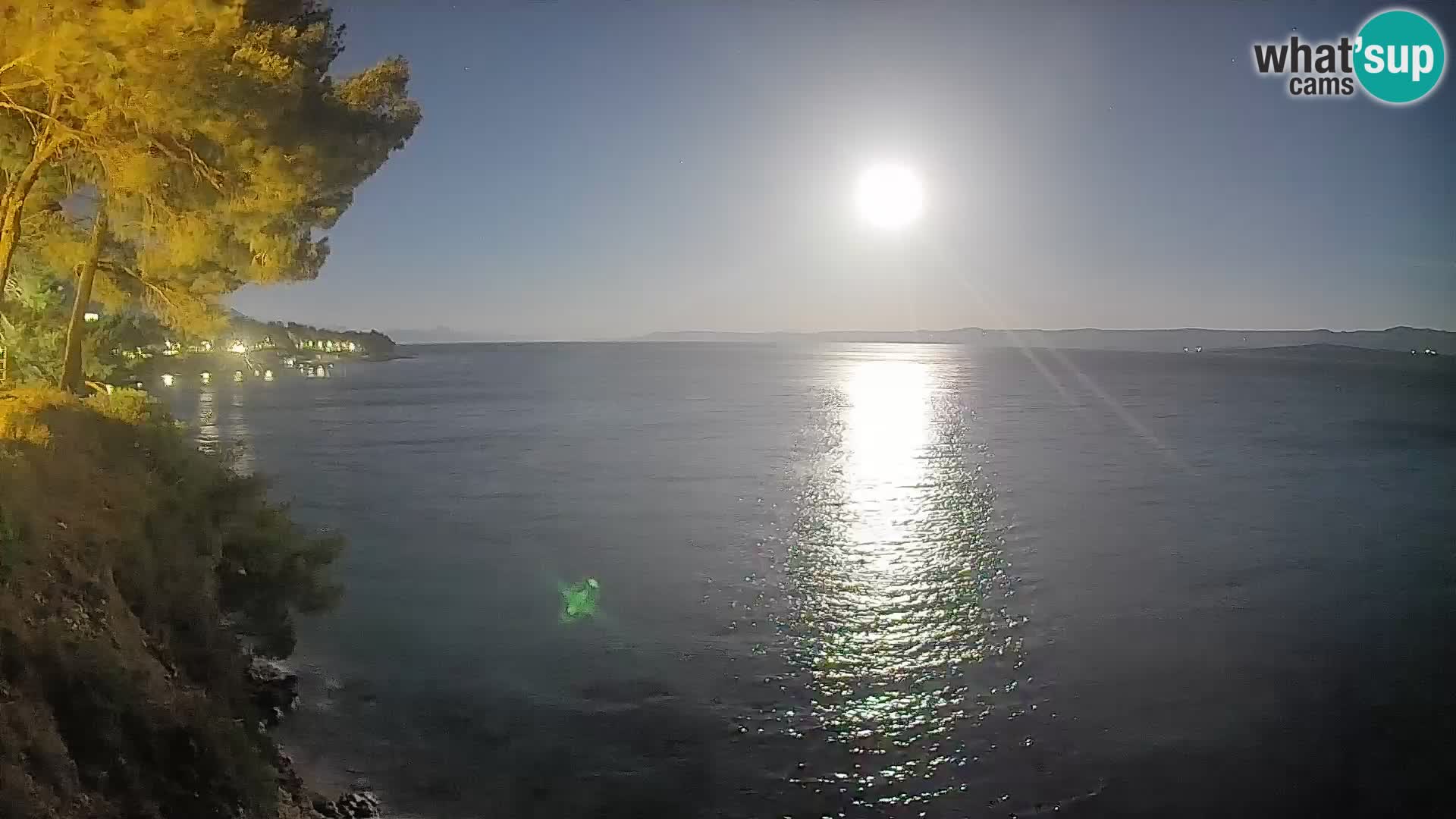 Webcam Spiaggia Potočine Bol – Vista live sulla spiaggia Borak, Isola di Brač