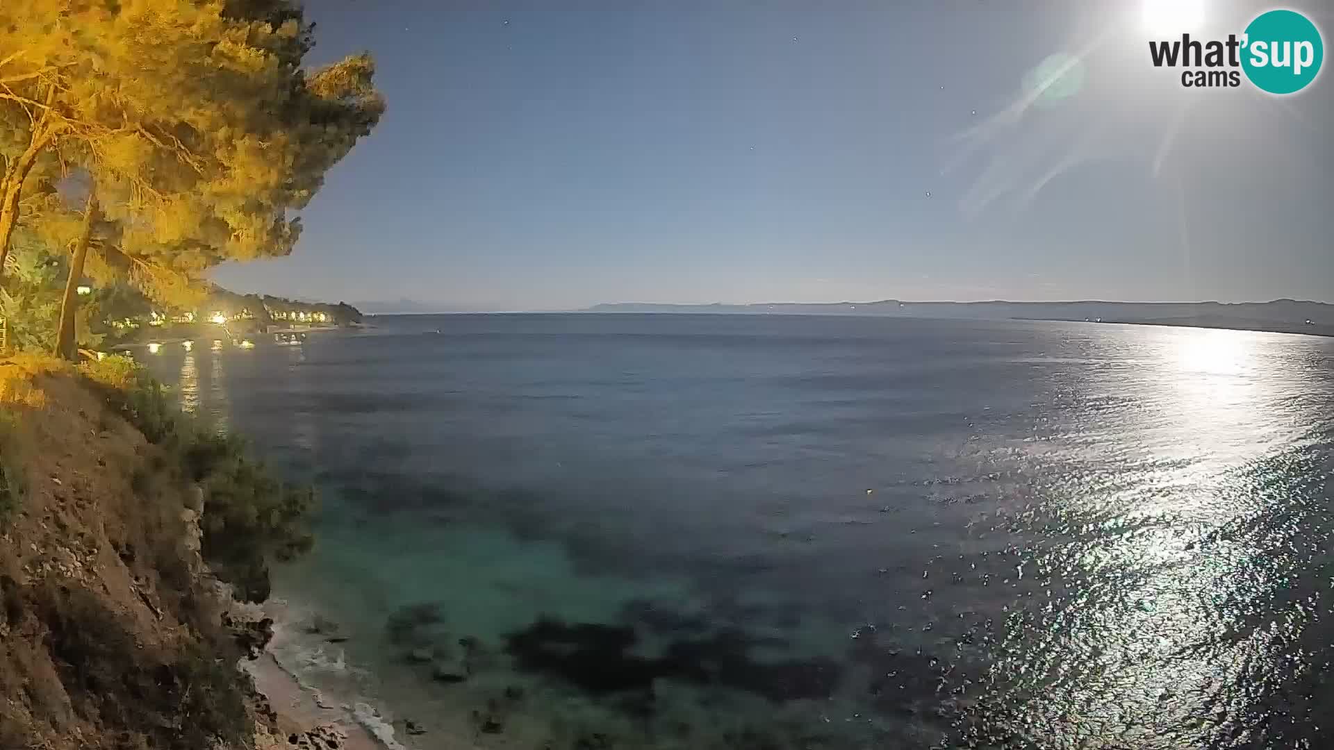 Webcam Strand Potočine Bol – Liveblick auf Borak Beach, Insel Brač