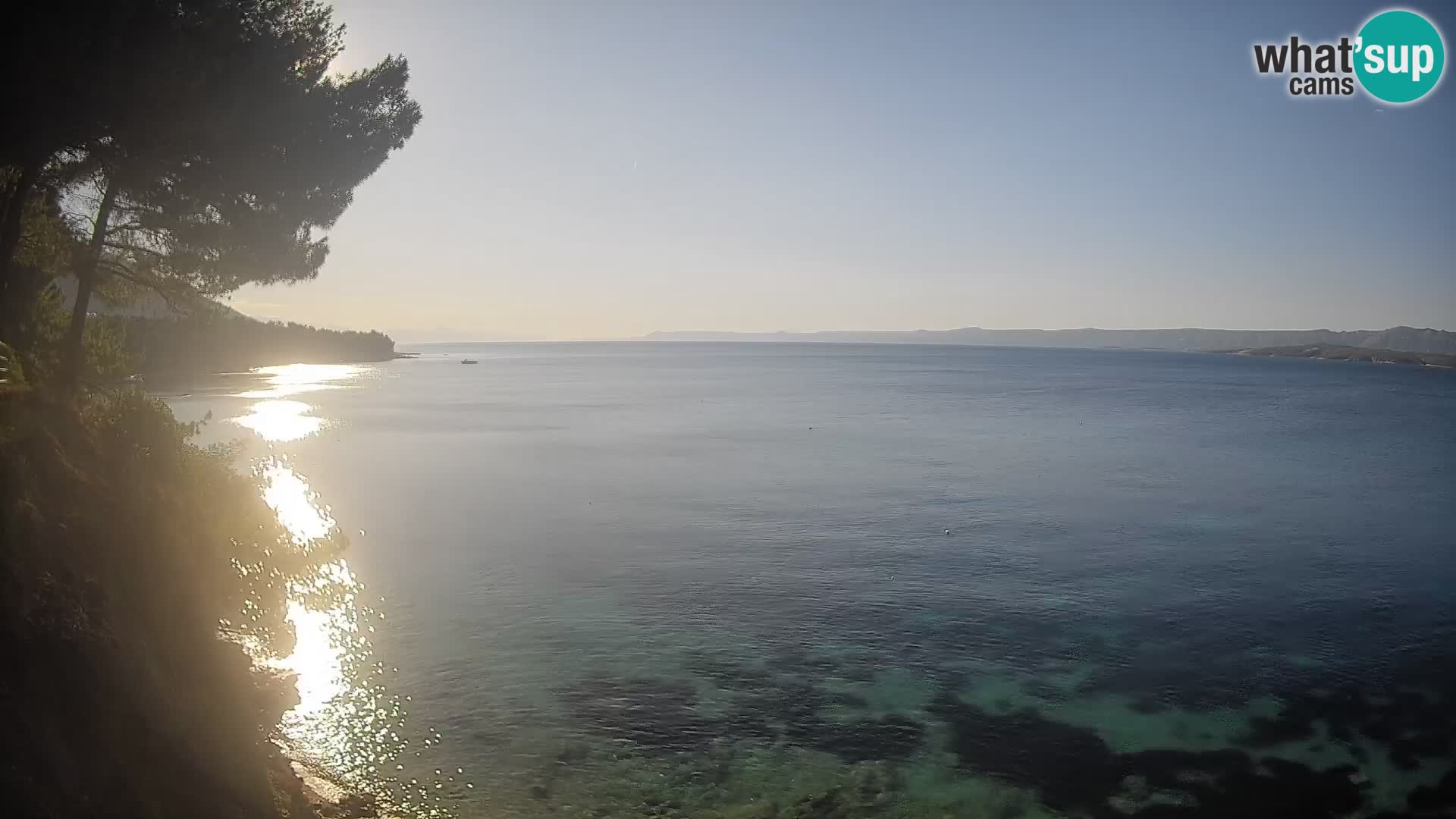 Webcam Potočine Beach Bol – Live View of Borak Beach, Brač Island