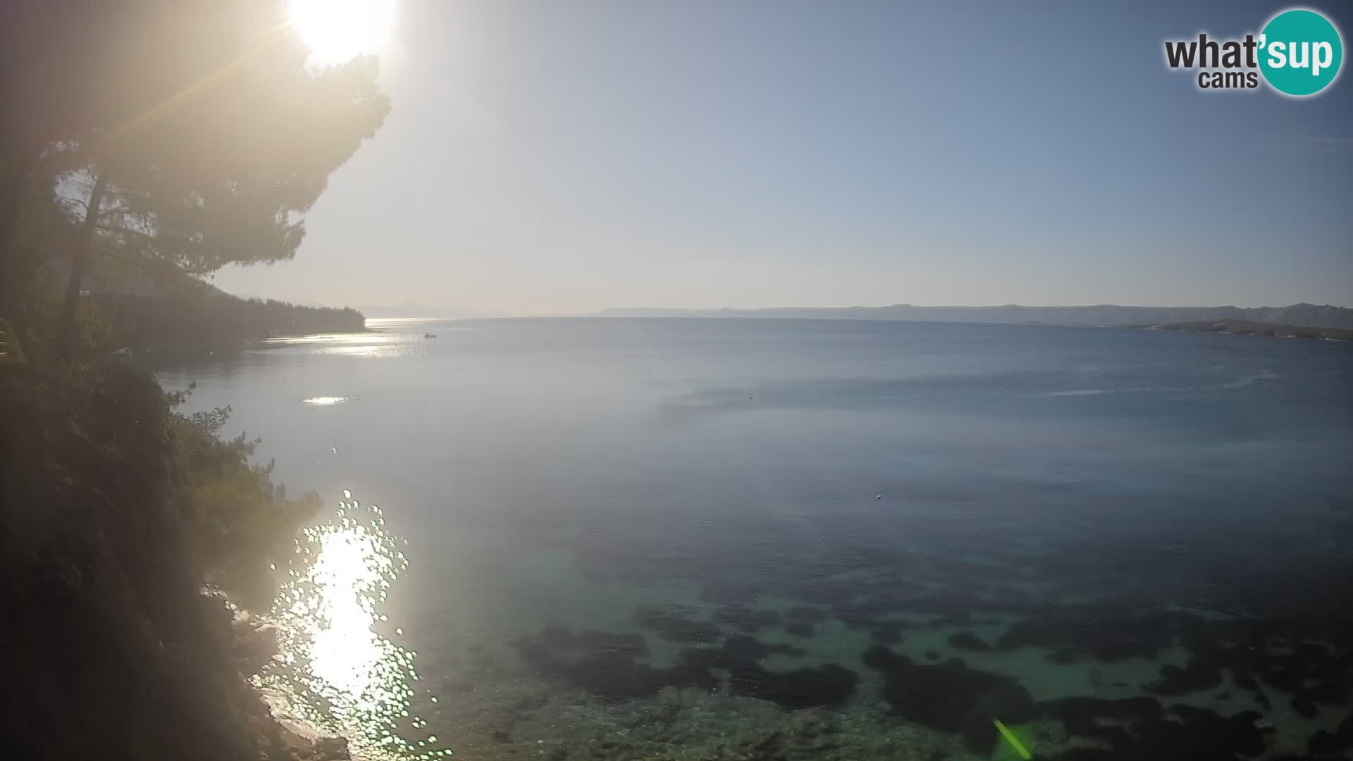 Webcam plage Potočine Bol – Vue en direct sur Borak Beach, île de Brač
