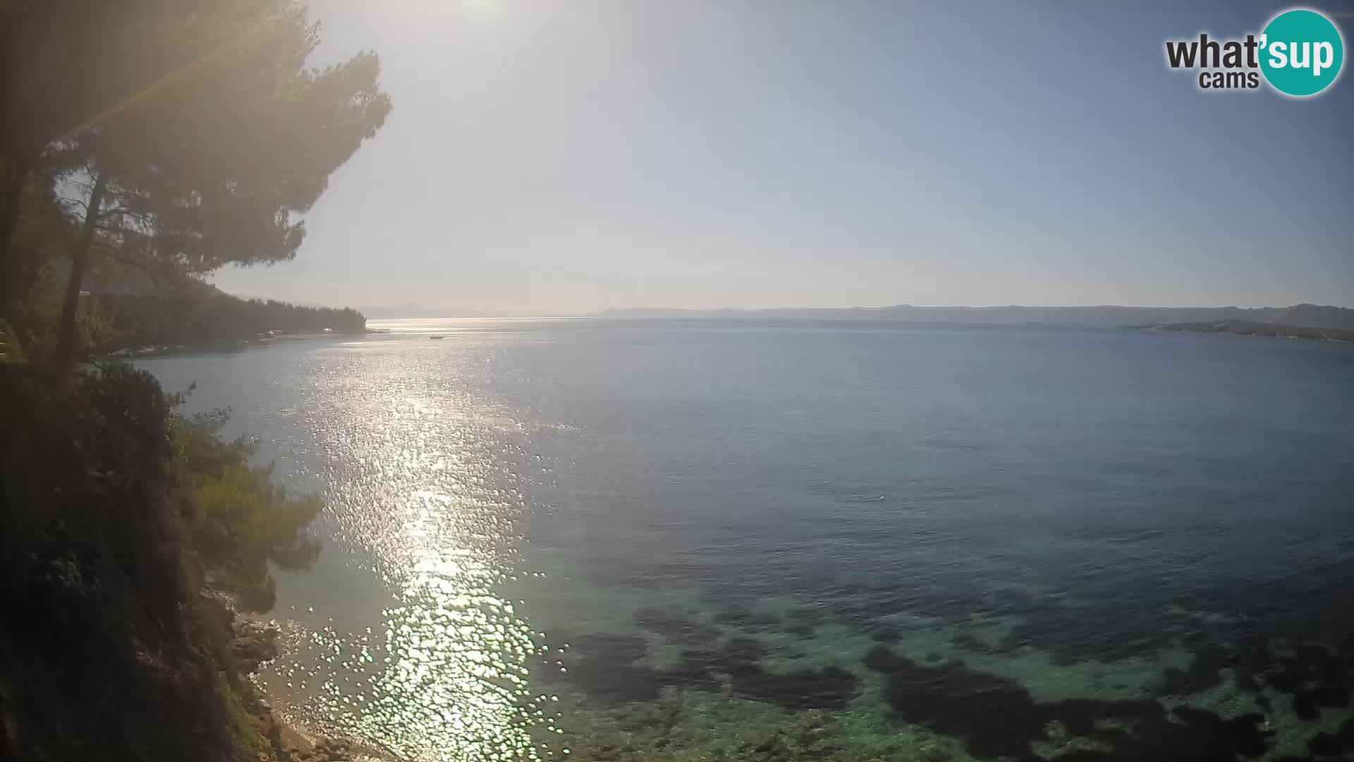 Webcam Strand Potočine Bol – Liveblick auf Borak Beach, Insel Brač
