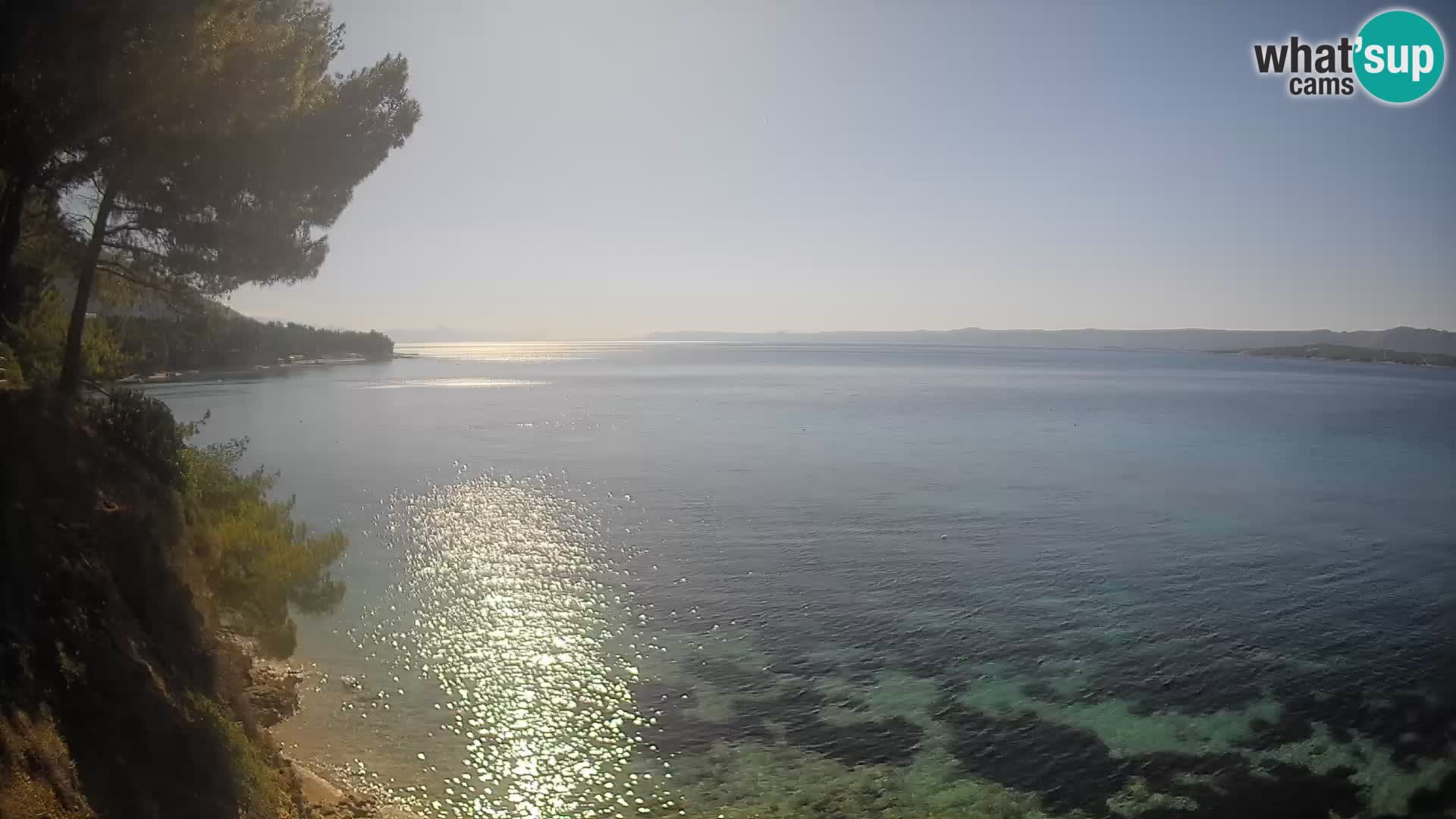 Webcam Playa Potočine Bol – Vista en vivo de Borak Beach, Isla de Brač