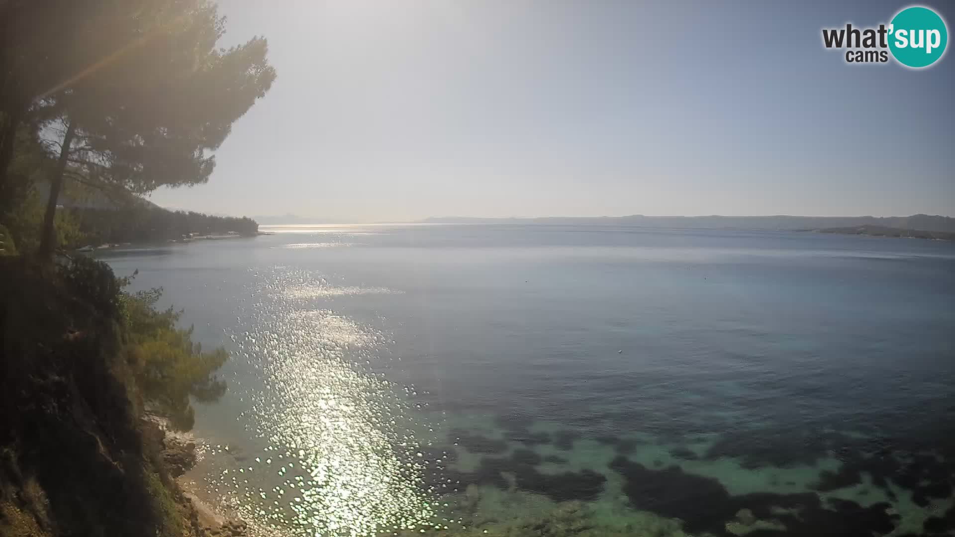 Webcam Playa Potočine Bol – Vista en vivo de Borak Beach, Isla de Brač