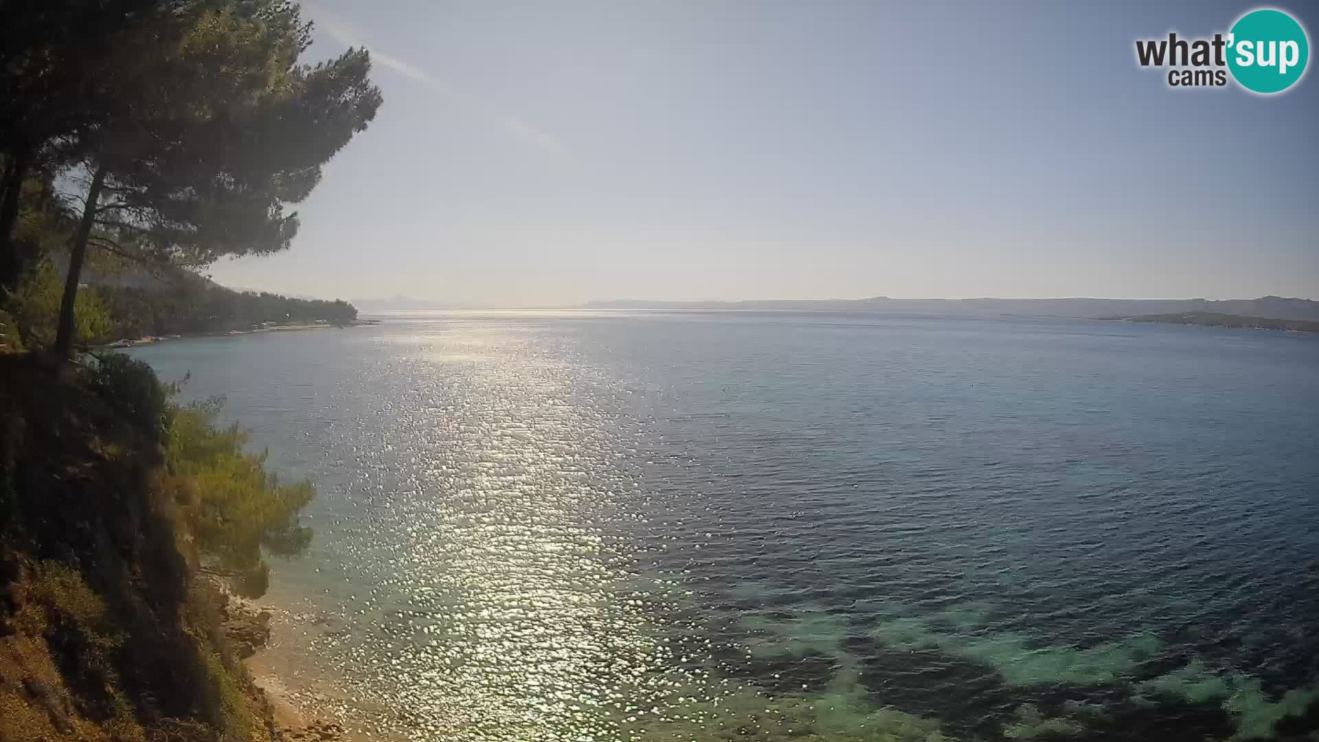 Webcam Potočine Beach Bol – Live View of Borak Beach, Brač Island
