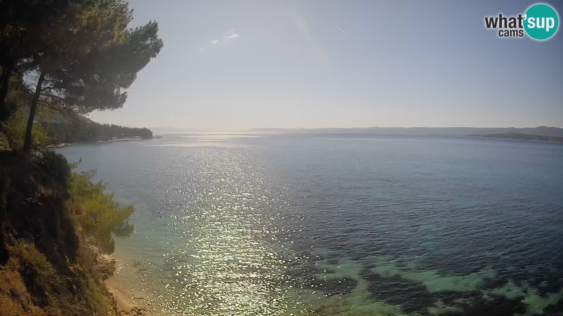 Webcam Playa Potočine Bol – Vista en vivo de Borak Beach, Isla de Brač