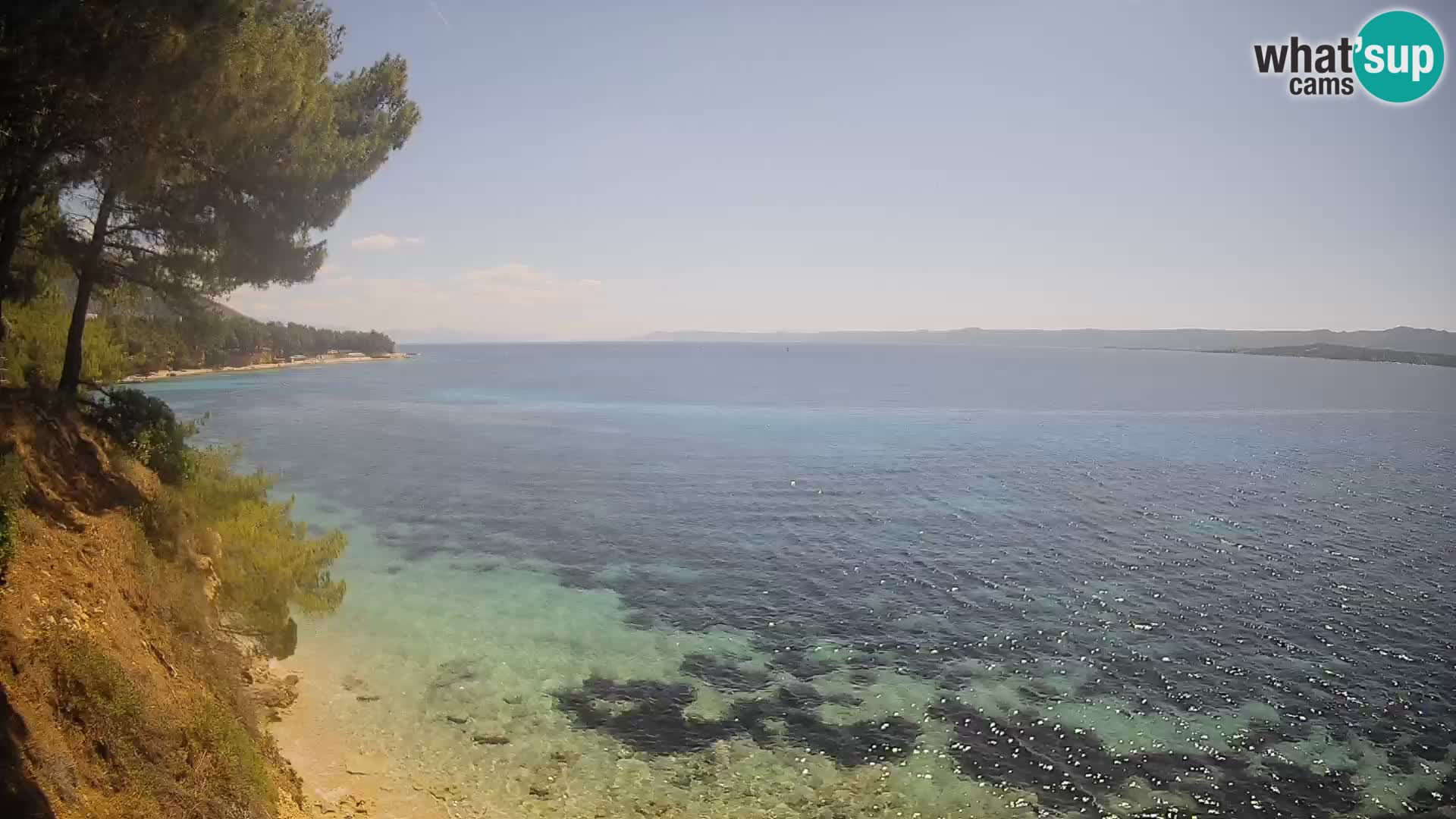 Webcam Playa Potočine Bol – Vista en vivo de Borak Beach, Isla de Brač