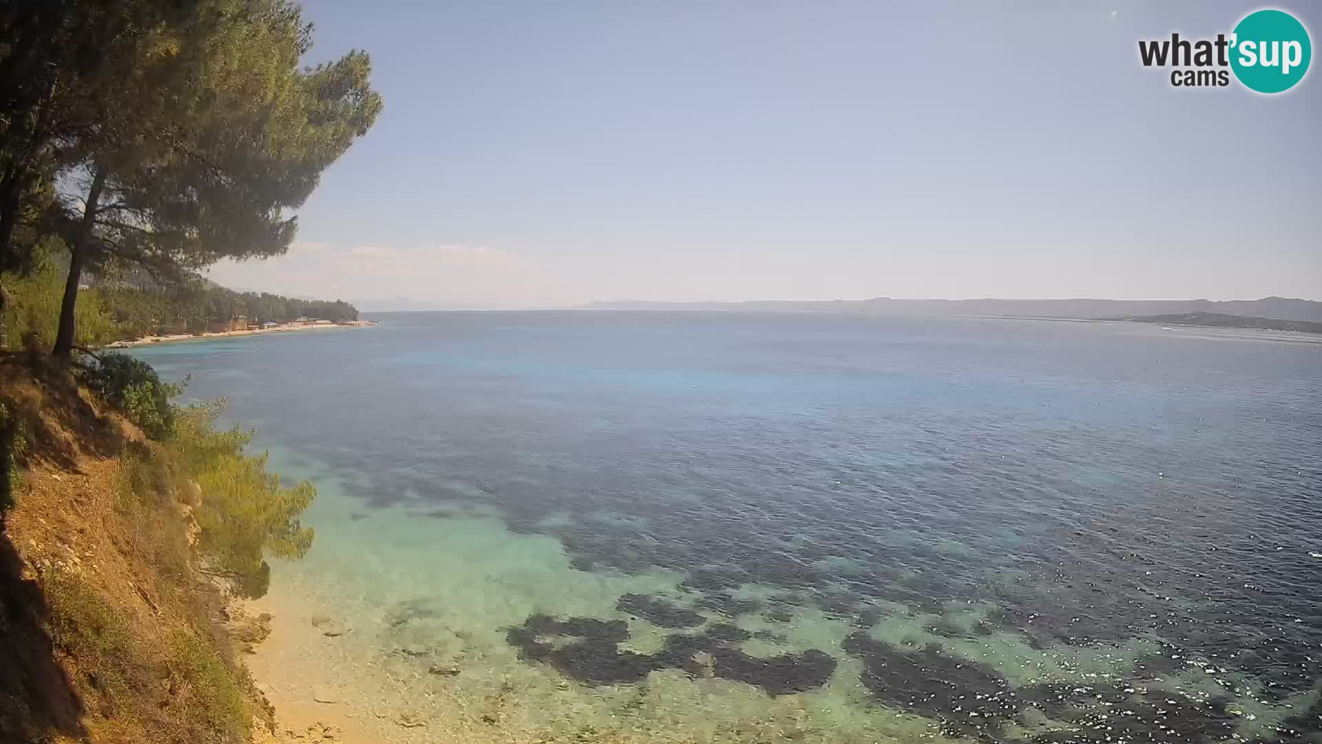 Webcam plage Potočine Bol – Vue en direct sur Borak Beach, île de Brač