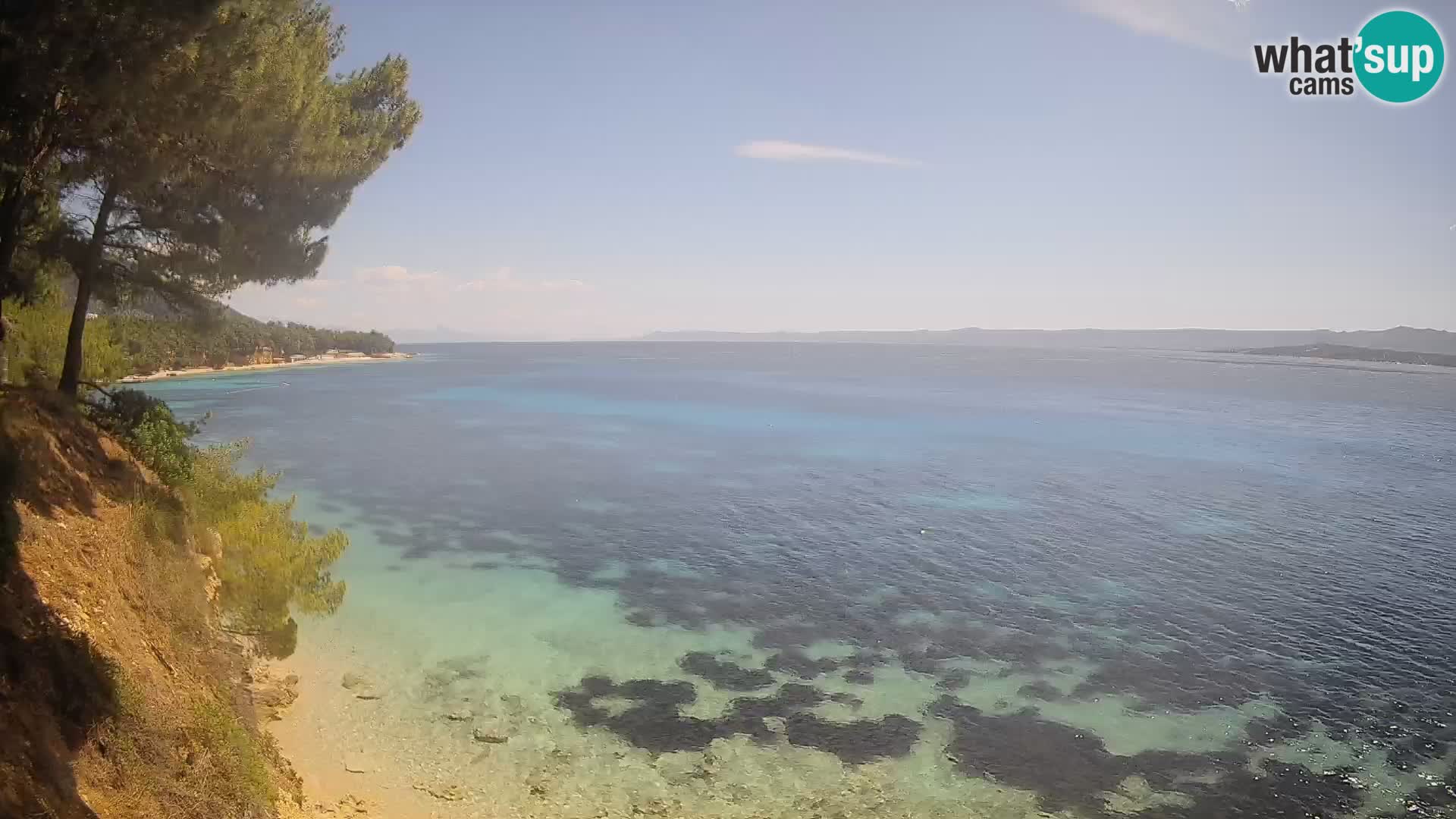 Webcam Playa Potočine Bol – Vista en vivo de Borak Beach, Isla de Brač