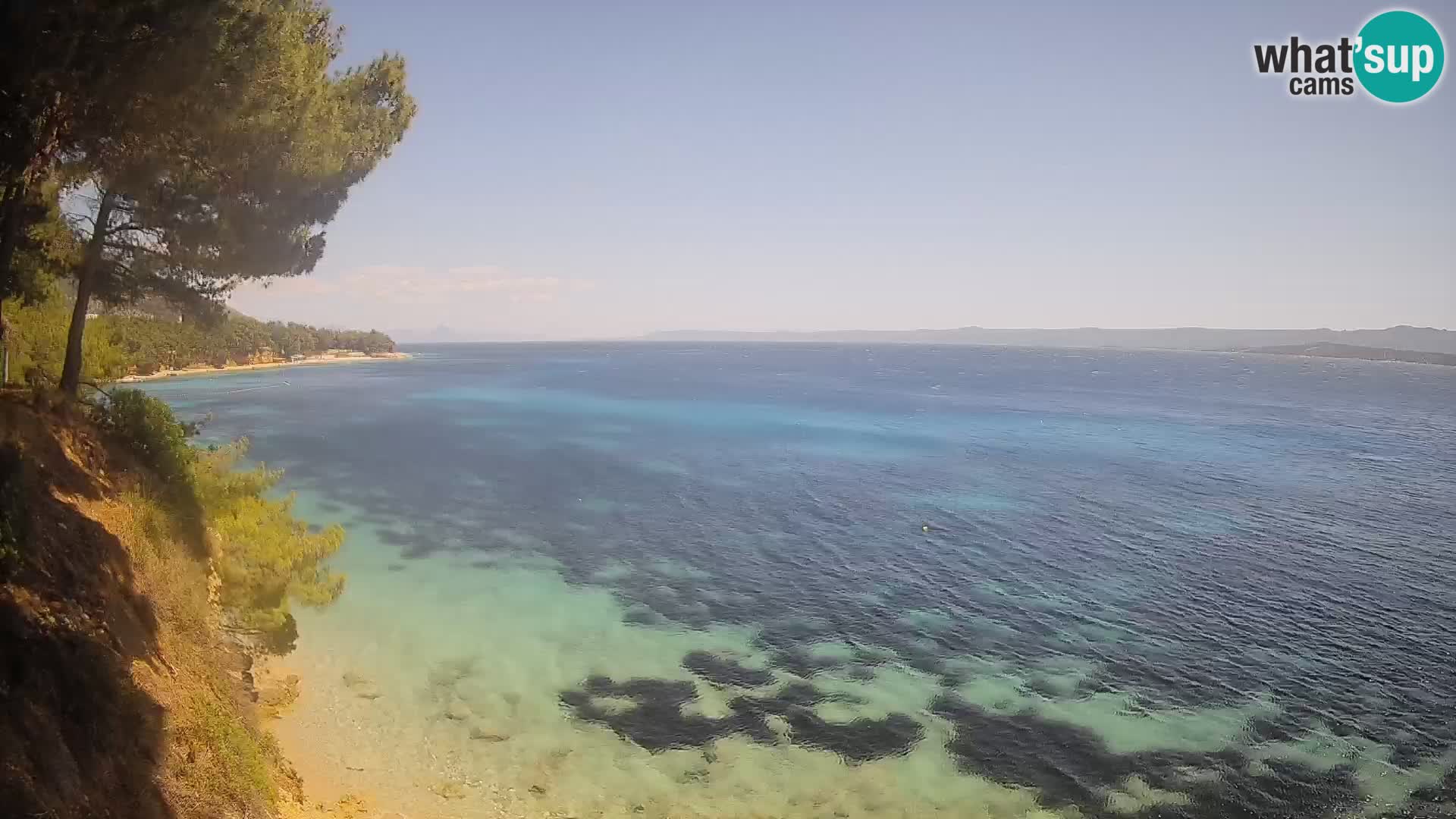 Webcam Playa Potočine Bol – Vista en vivo de Borak Beach, Isla de Brač