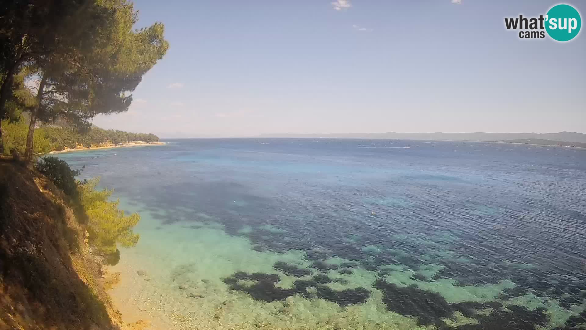 Webcam Strand Potočine Bol – Liveblick auf Borak Beach, Insel Brač