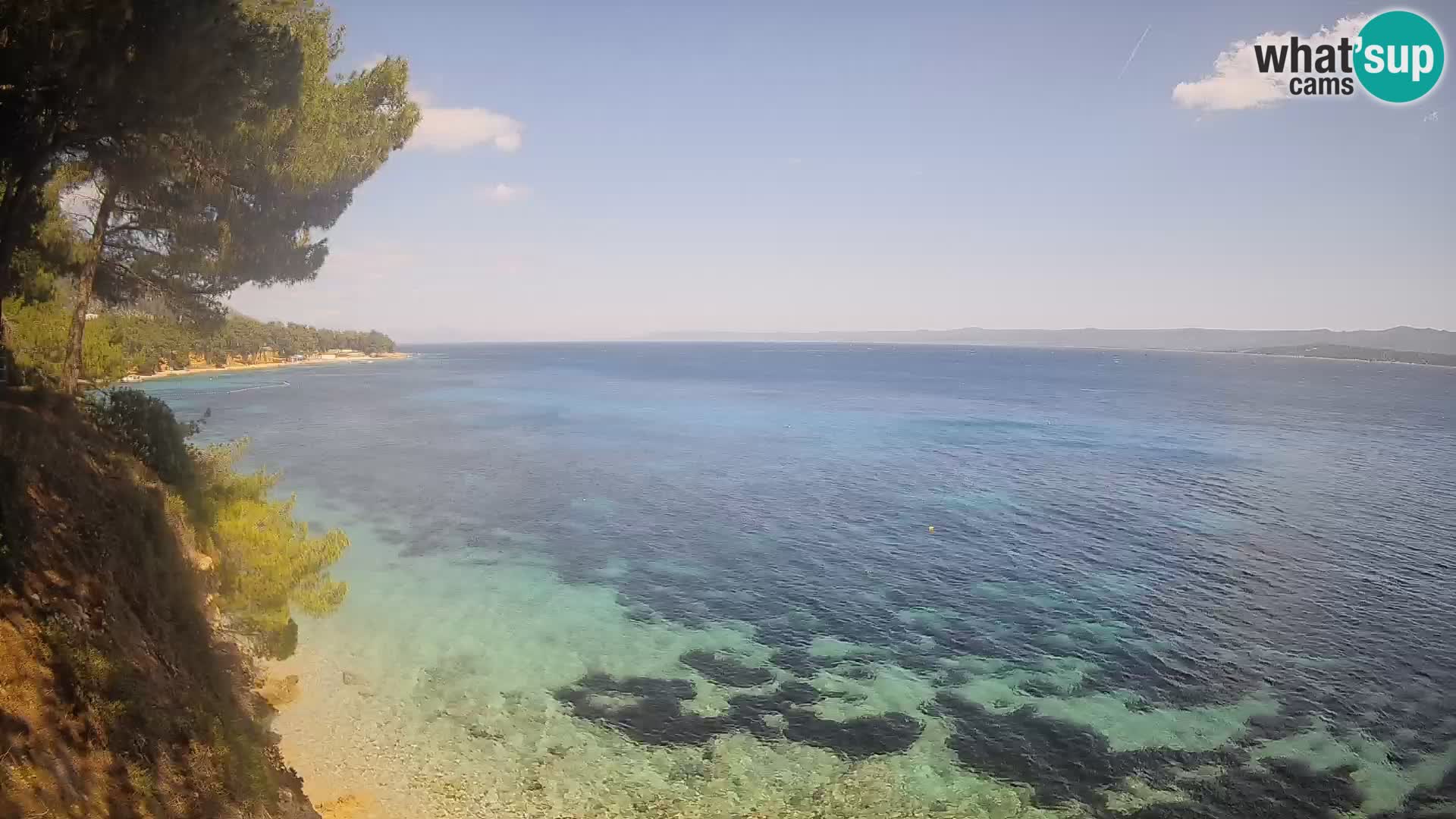 Webcam Strand Potočine Bol – Liveblick auf Borak Beach, Insel Brač