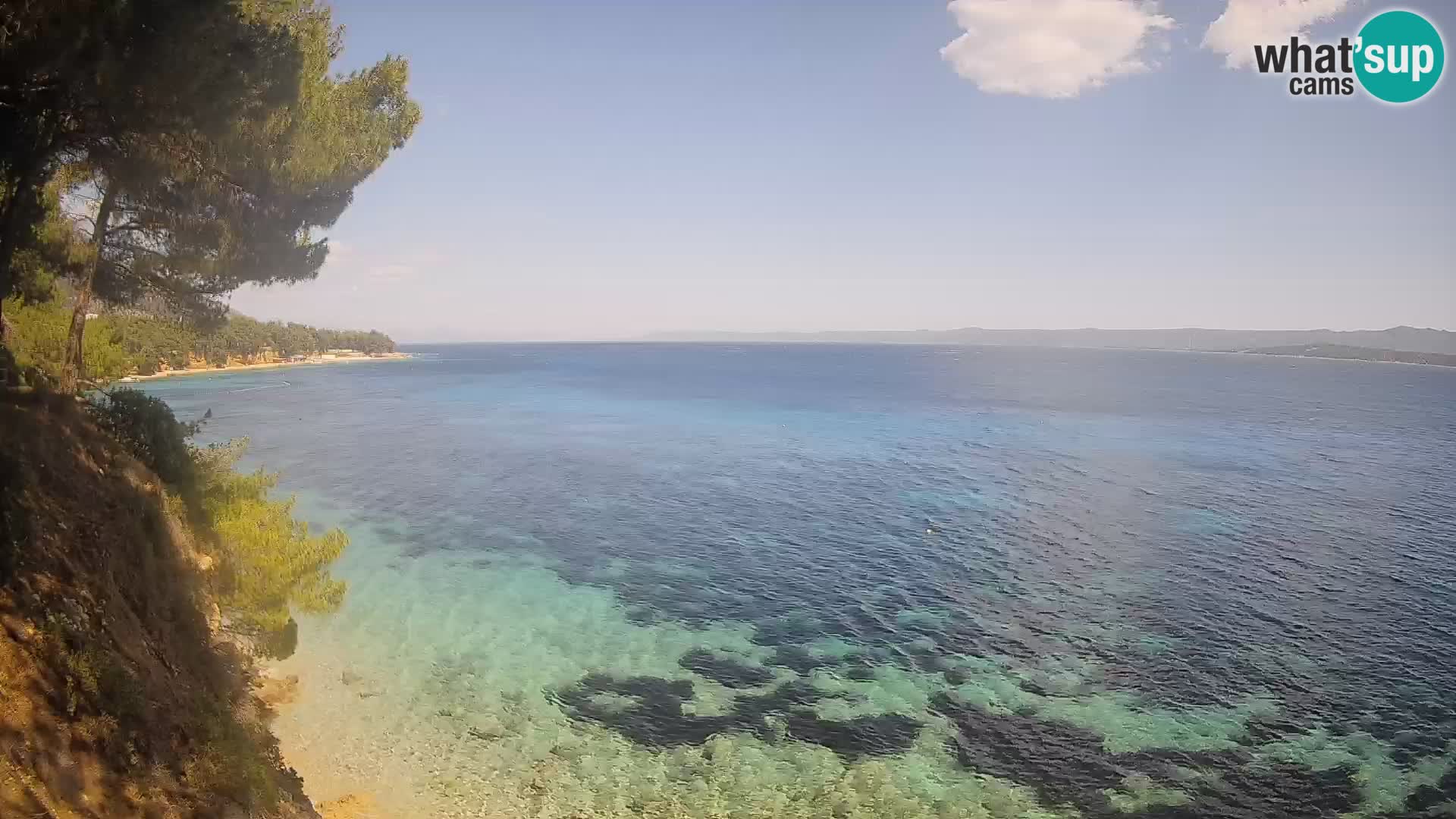 Webcam Playa Potočine Bol – Vista en vivo de Borak Beach, Isla de Brač