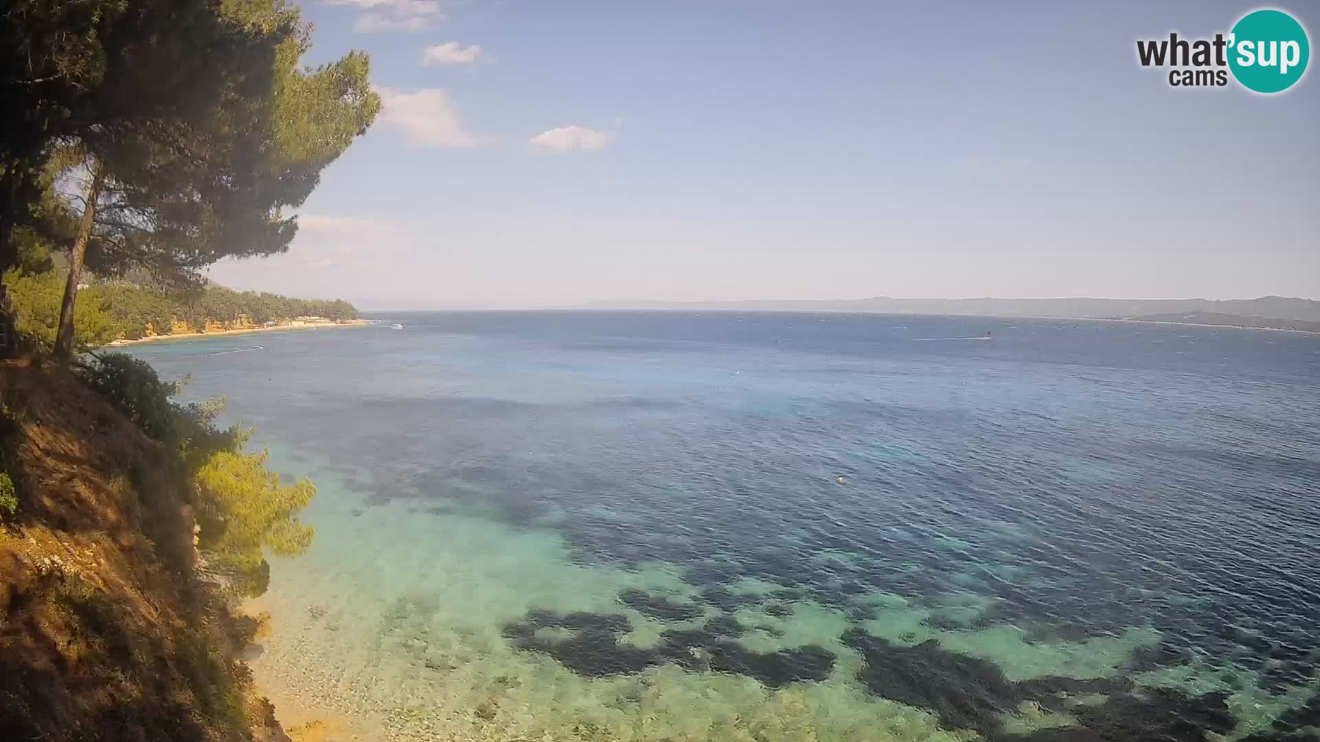 Webcam Strand Potočine Bol – Liveblick auf Borak Beach, Insel Brač