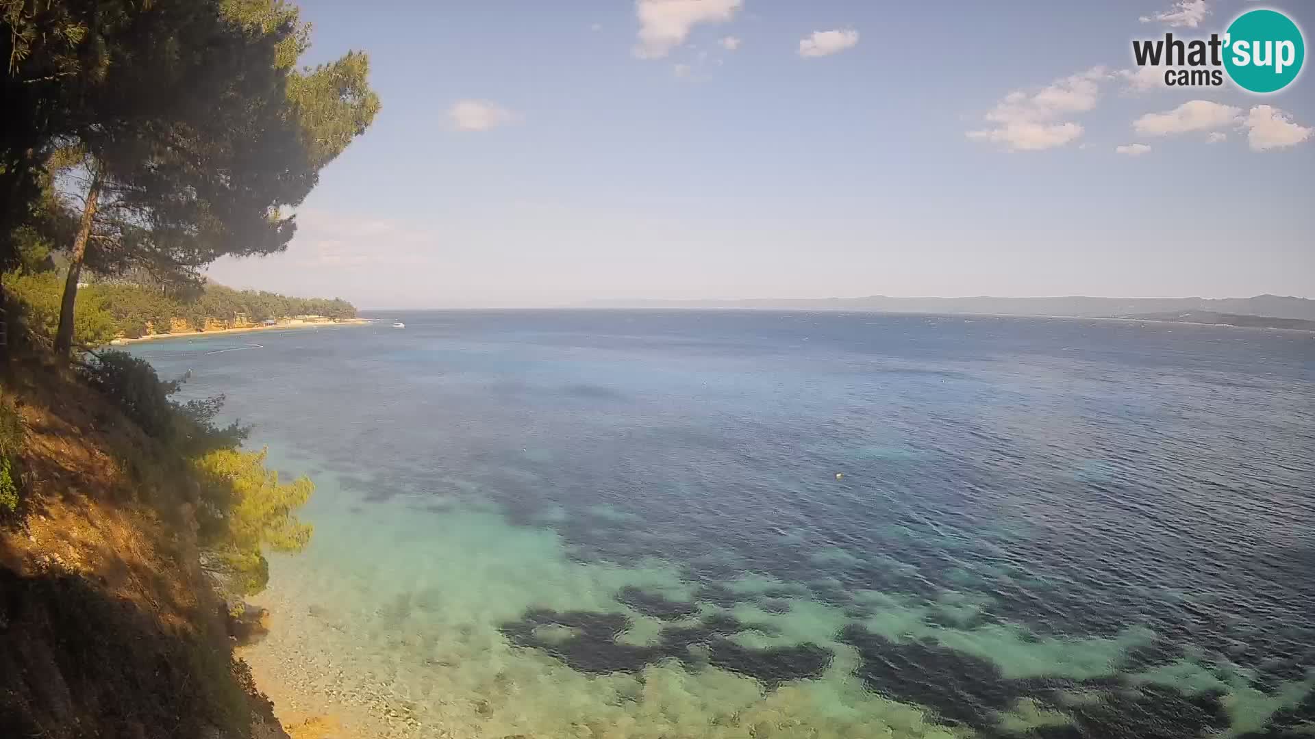 Webcam Playa Potočine Bol – Vista en vivo de Borak Beach, Isla de Brač