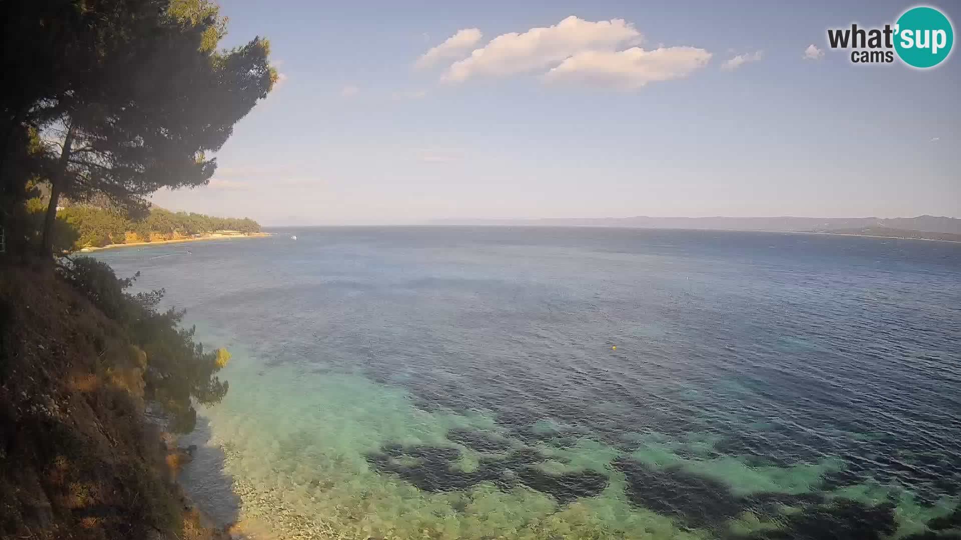 Webcam Potočine Beach Bol – Live View of Borak Beach, Brač Island