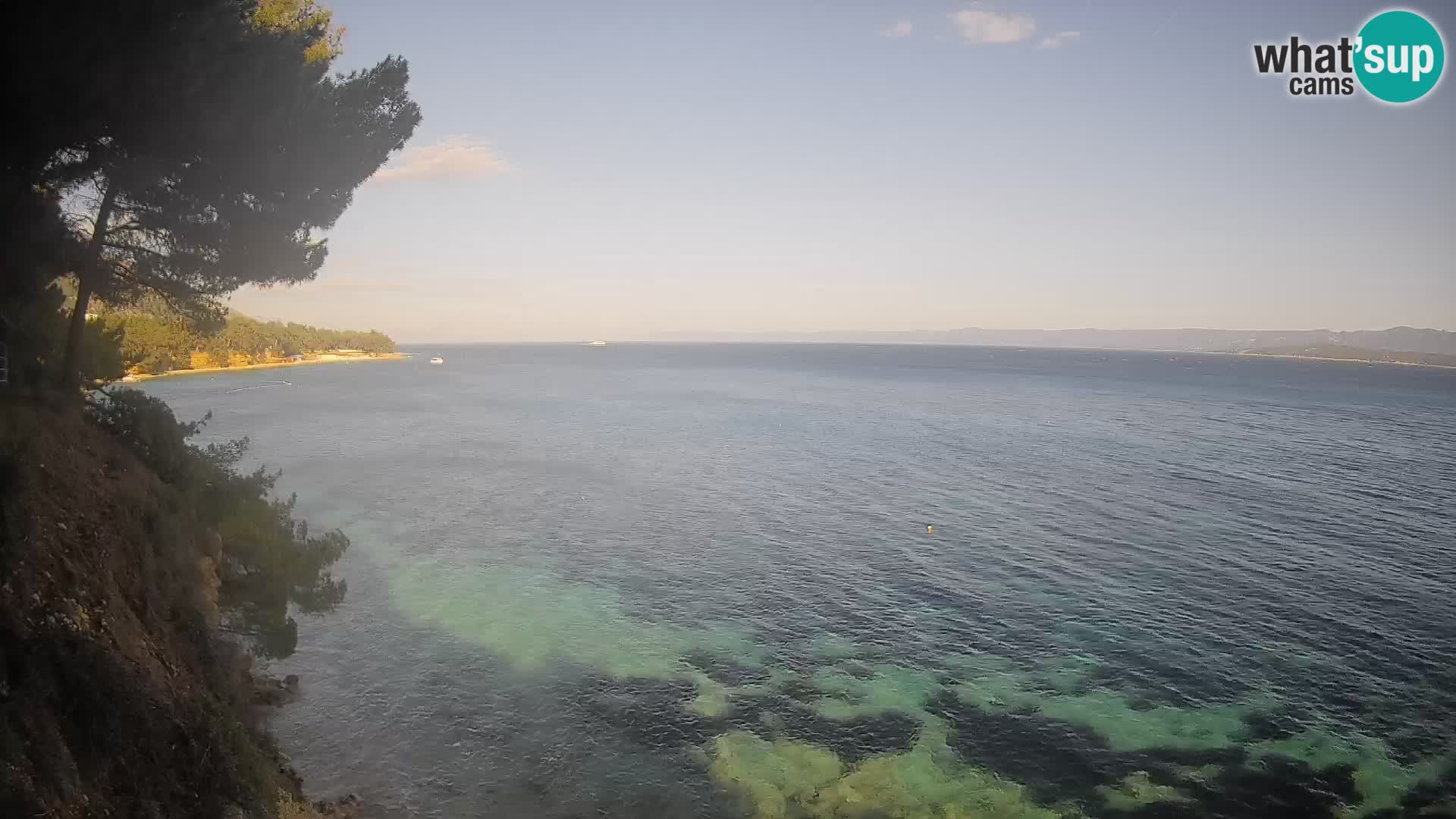 Webcam Strand Potočine Bol – Liveblick auf Borak Beach, Insel Brač