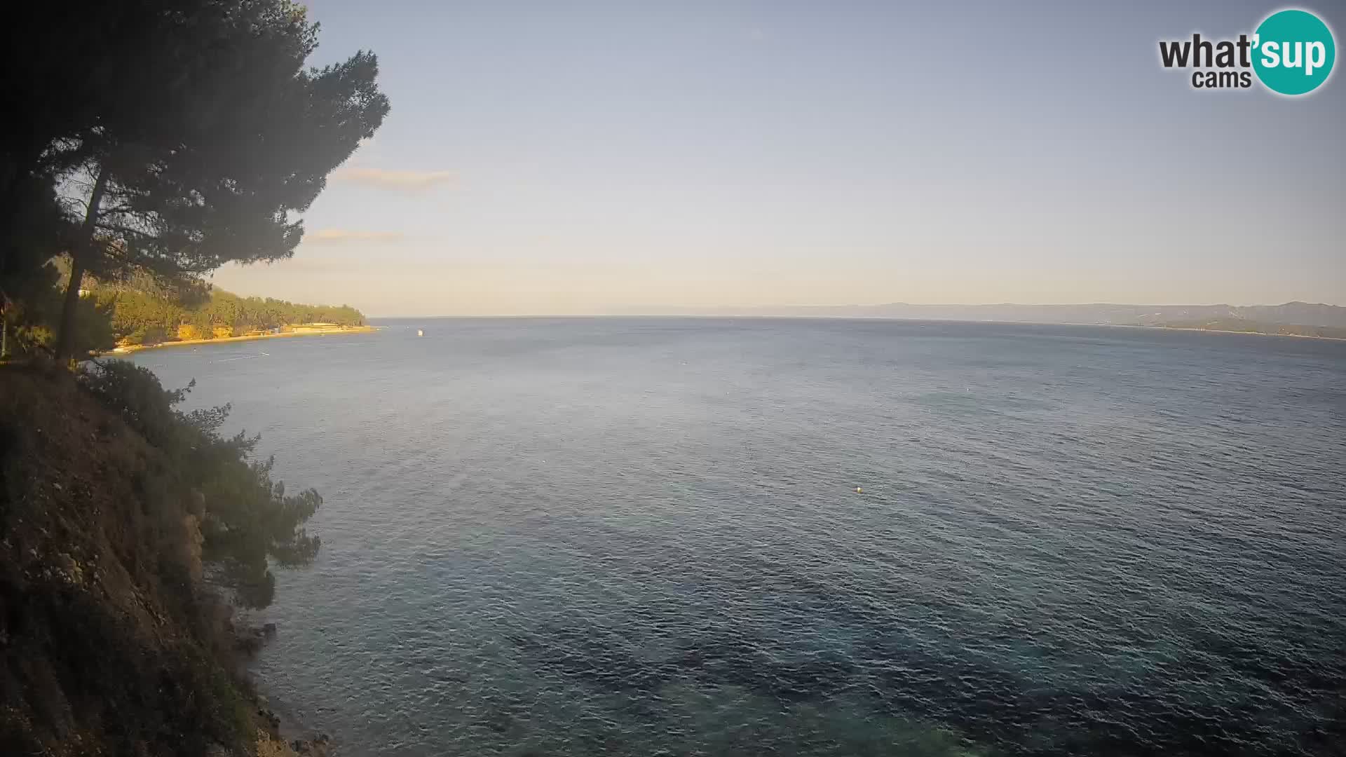 Web kamera Potočine Bol – Pogled uživo na plažu Borak, otok Brač