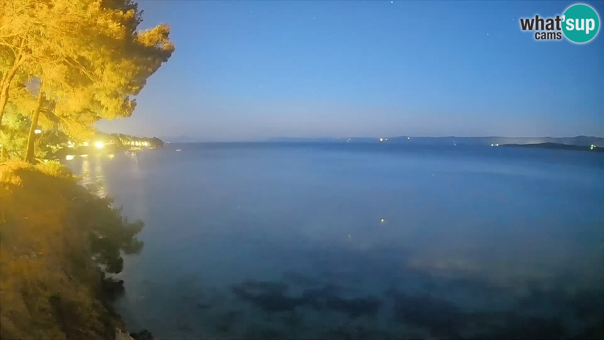 Webcam Playa Potočine Bol – Vista en vivo de Borak Beach, Isla de Brač