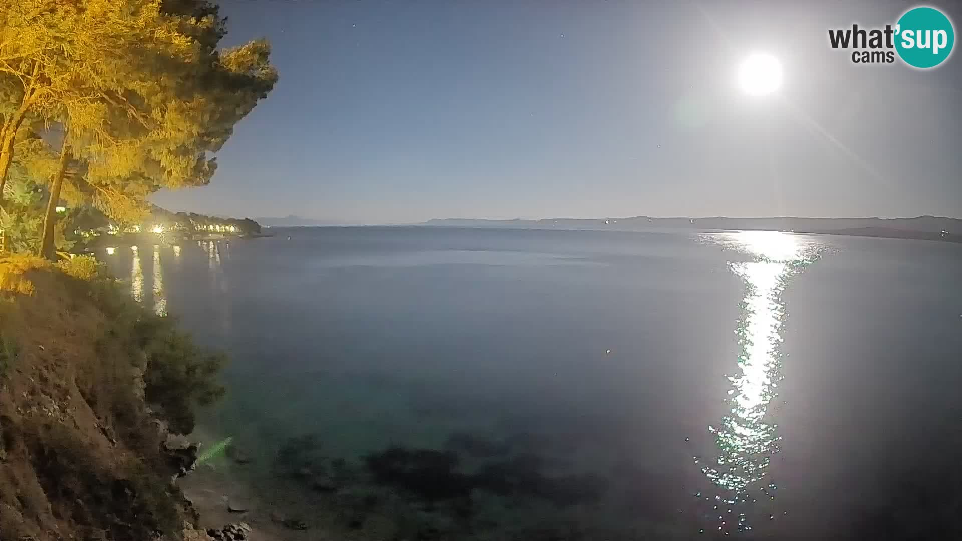 Webcam plage Potočine Bol – Vue en direct sur Borak Beach, île de Brač