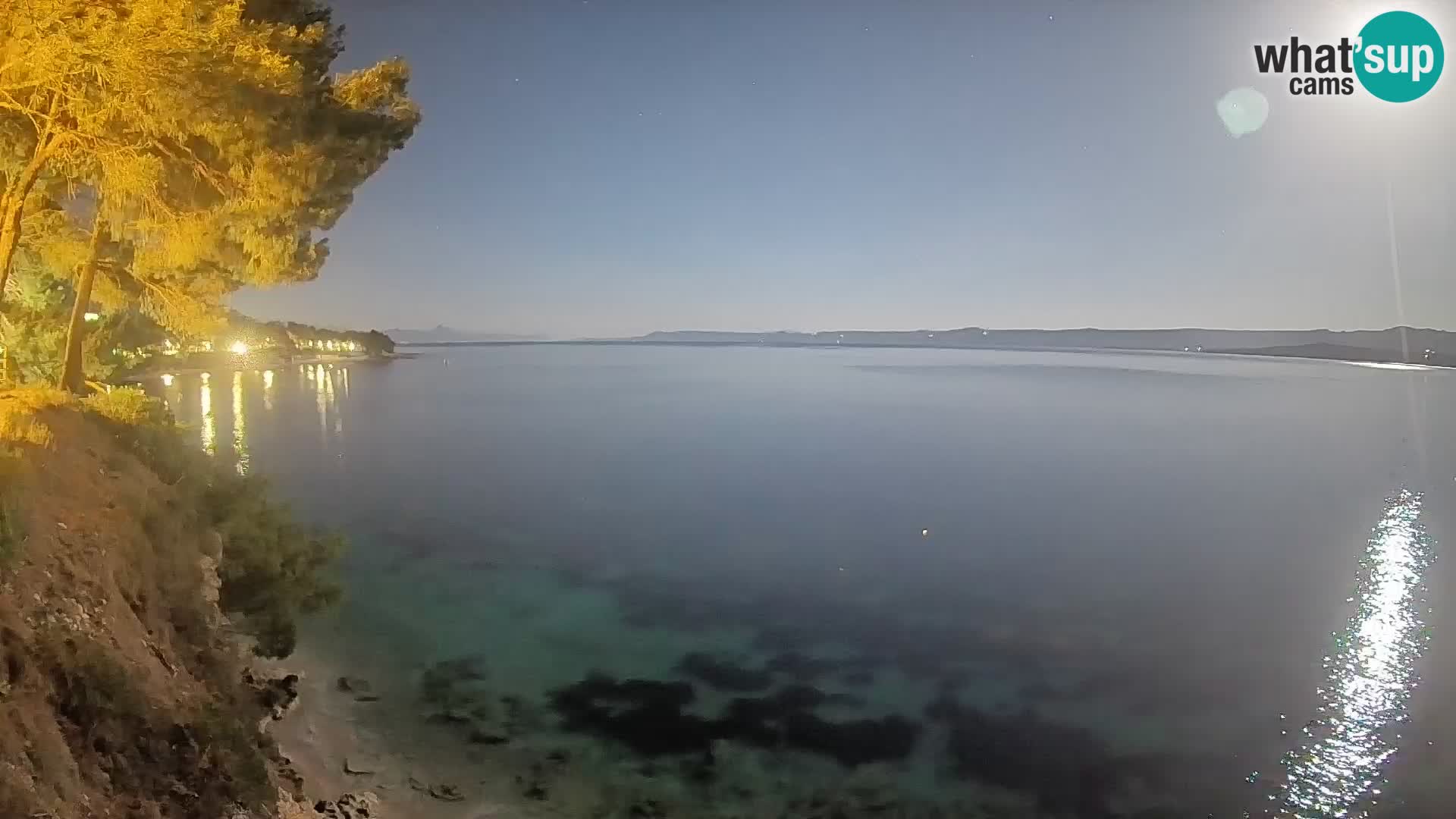 Webcam plage Potočine Bol – Vue en direct sur Borak Beach, île de Brač