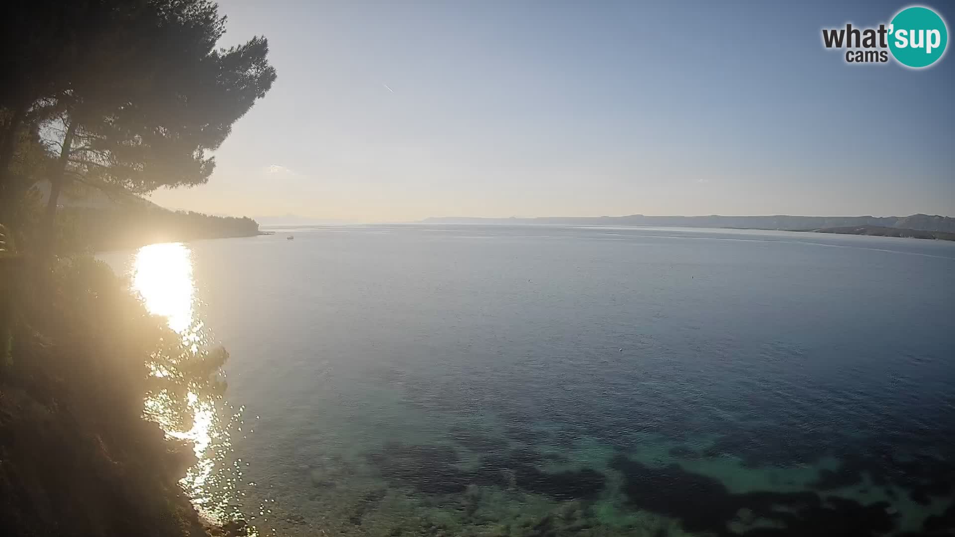 Webcam Potočine Beach Bol – Live View of Borak Beach, Brač Island