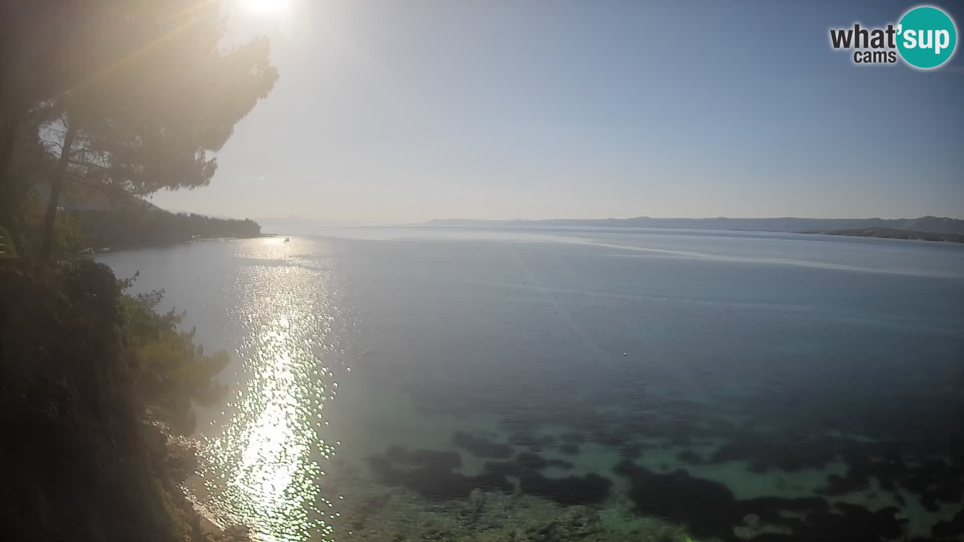 Webcam Playa Potočine Bol – Vista en vivo de Borak Beach, Isla de Brač