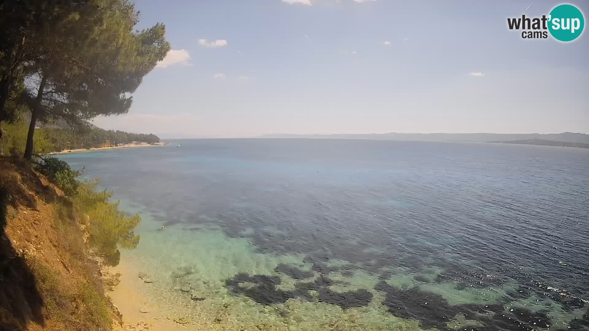 Webcam plage Potočine Bol – Vue en direct sur Borak Beach, île de Brač