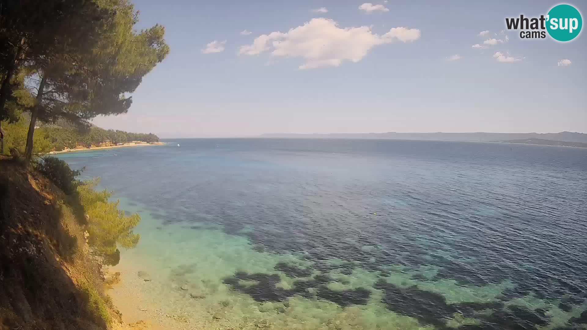 Webcam plage Potočine Bol – Vue en direct sur Borak Beach, île de Brač