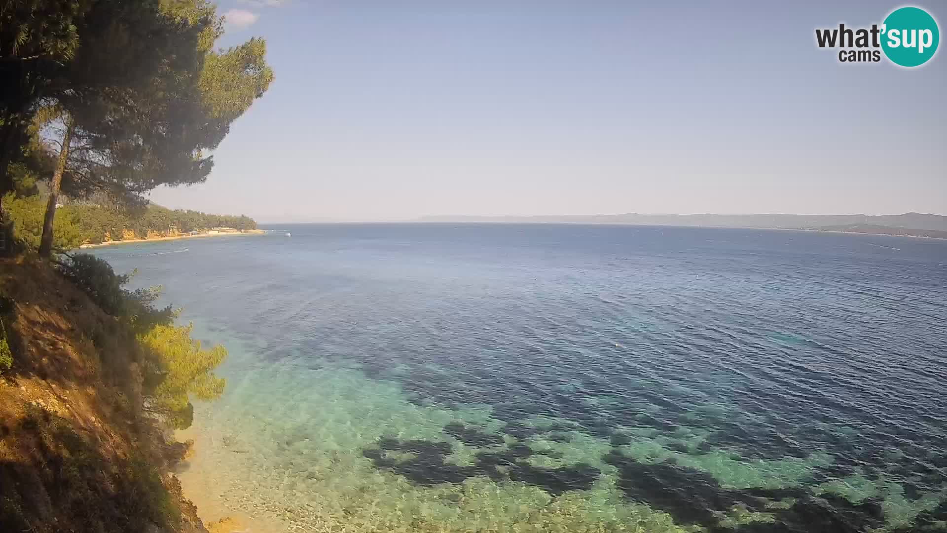 Webcam Potočine Beach Bol – Live View of Borak Beach, Brač Island