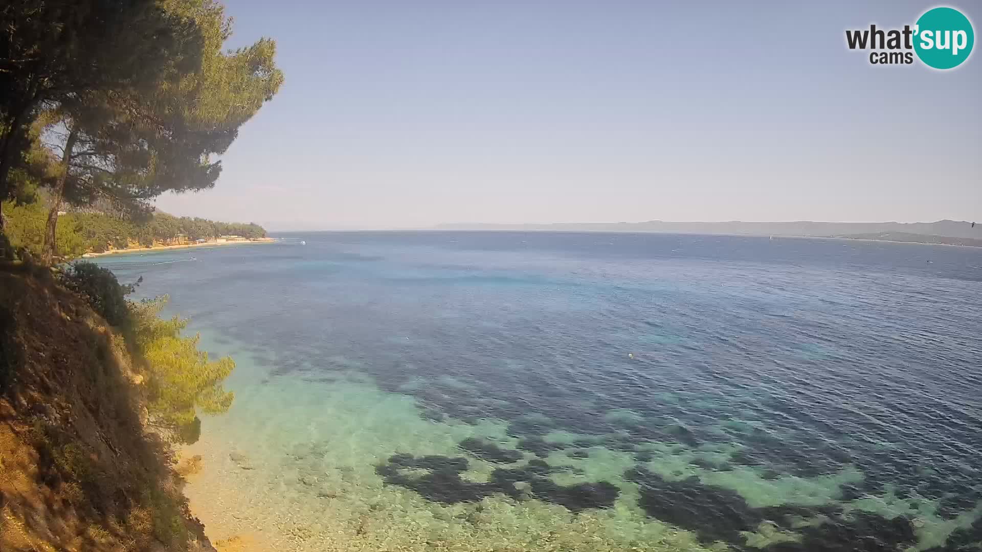 Webcam Potočine Beach Bol – Live View of Borak Beach, Brač Island