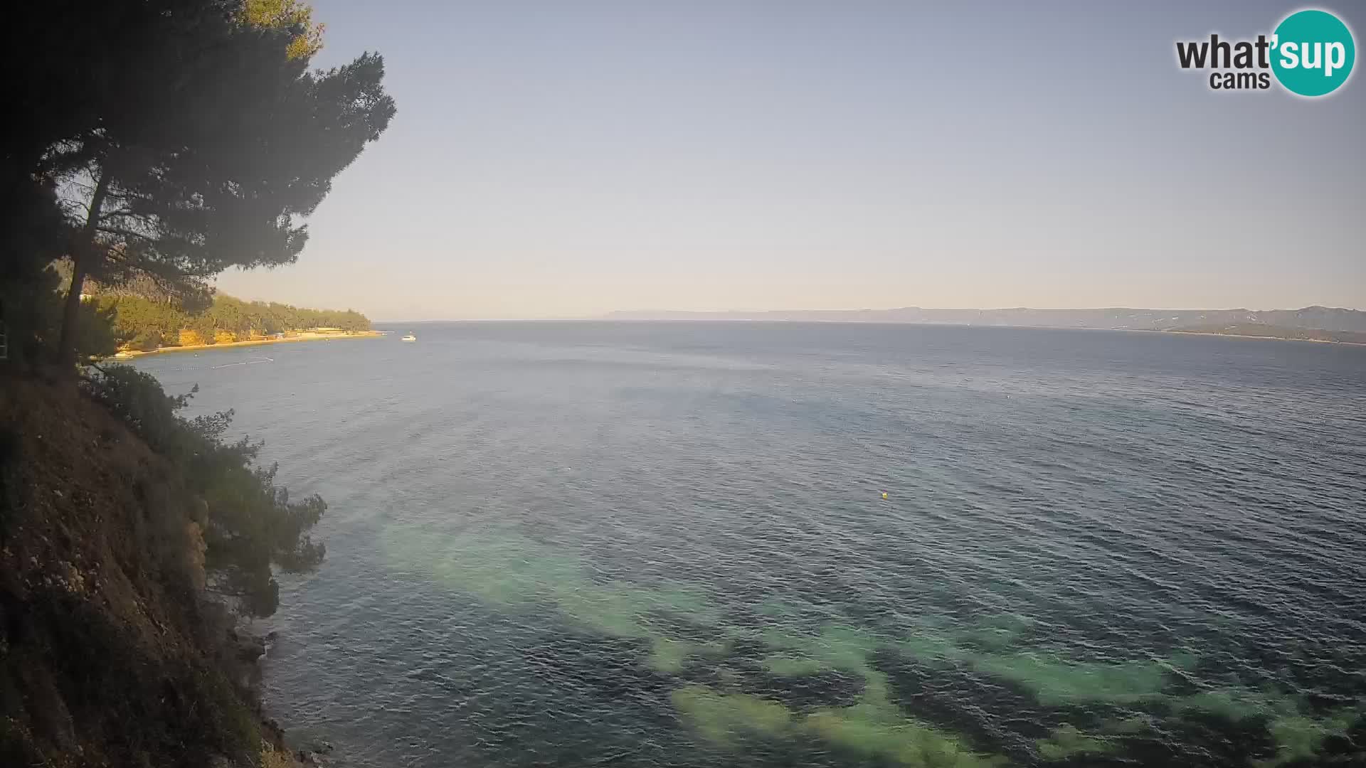 Webcam Potočine Beach Bol – Live View of Borak Beach, Brač Island