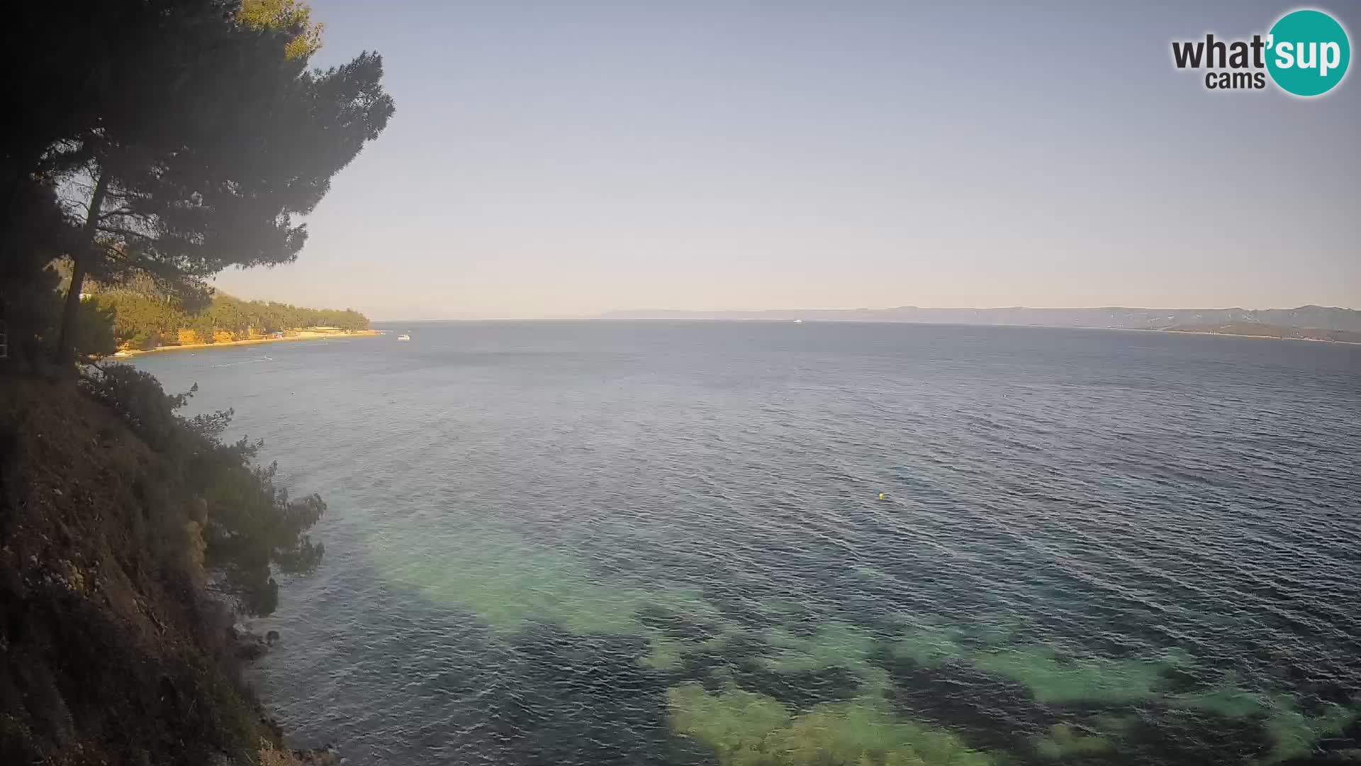 Webcam Potočine Beach Bol – Live View of Borak Beach, Brač Island