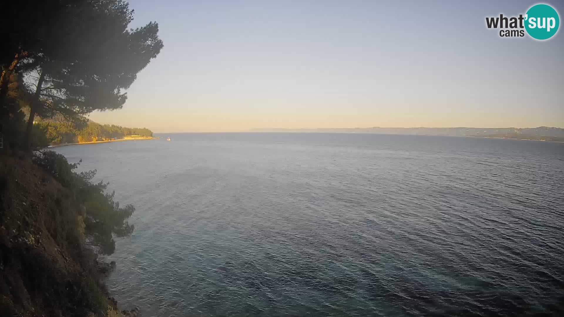 Webcam Potočine Beach Bol – Live View of Borak Beach, Brač Island