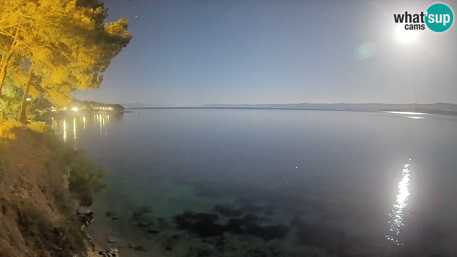 Webcam Playa Potočine Bol – Vista en vivo de Borak Beach, Isla de Brač