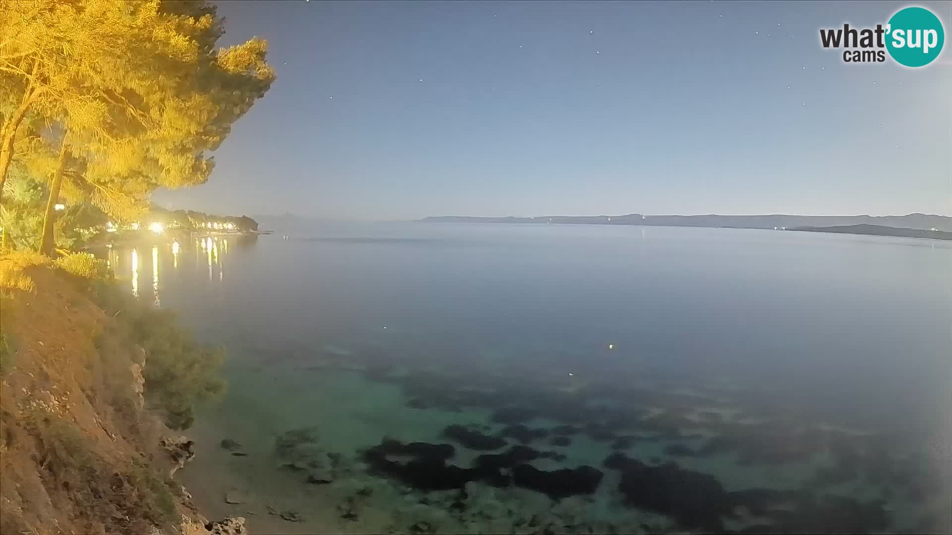 Webcam Potočine Beach Bol – Live View of Borak Beach, Brač Island