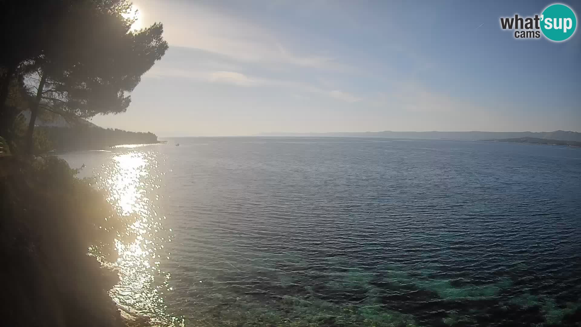 Webcam Strand Potočine Bol – Liveblick auf Borak Beach, Insel Brač