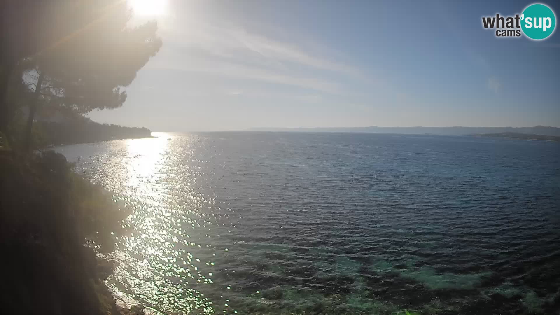 Webcam plage Potočine Bol – Vue en direct sur Borak Beach, île de Brač
