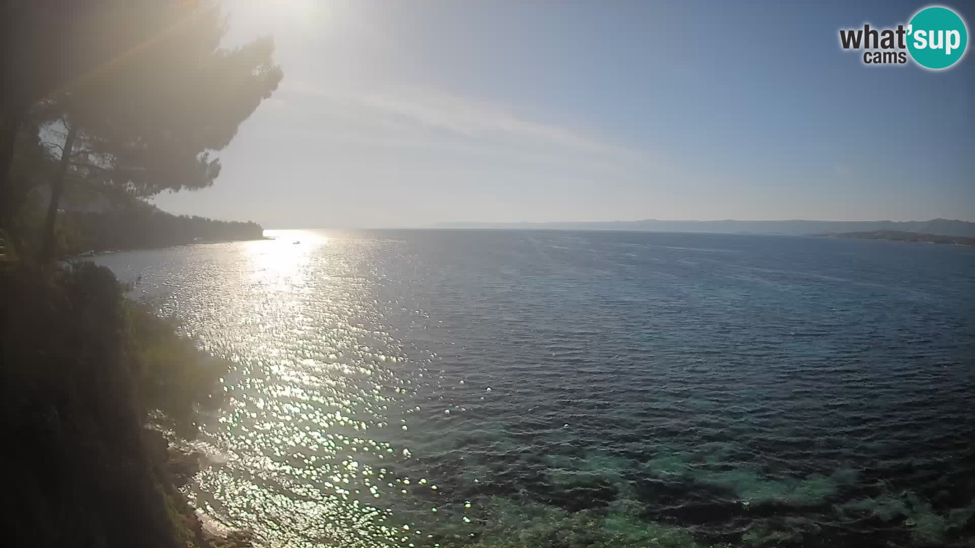 Web kamera Potočine Bol – Pogled uživo na plažu Borak, otok Brač