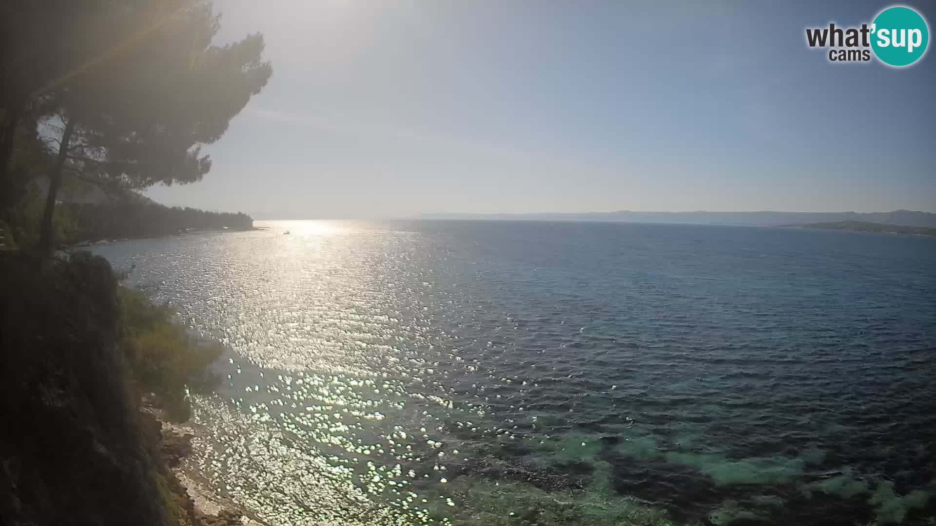 Webcam Potočine Beach Bol – Live View of Borak Beach, Brač Island