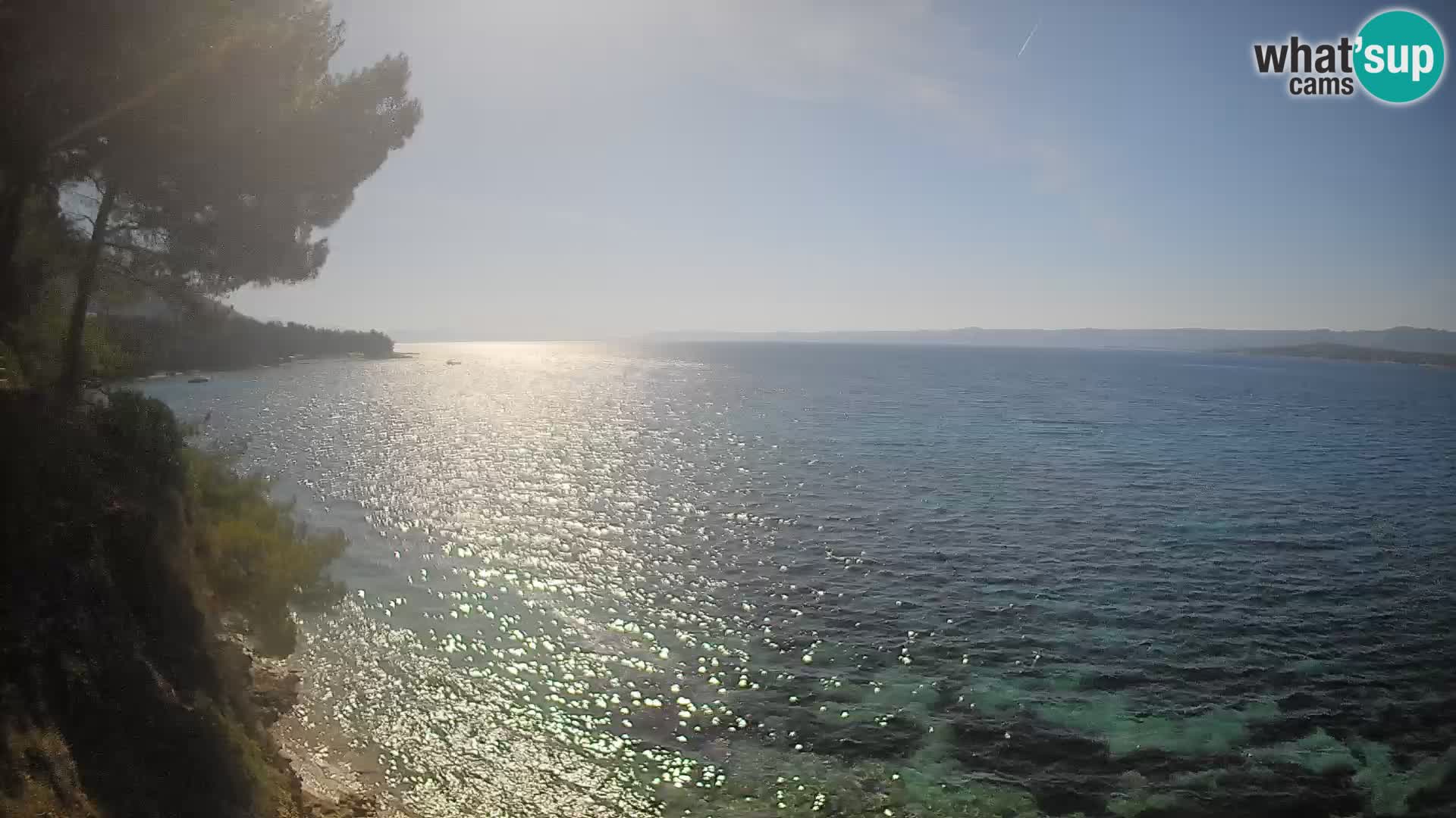 Webcam Strand Potočine Bol – Liveblick auf Borak Beach, Insel Brač