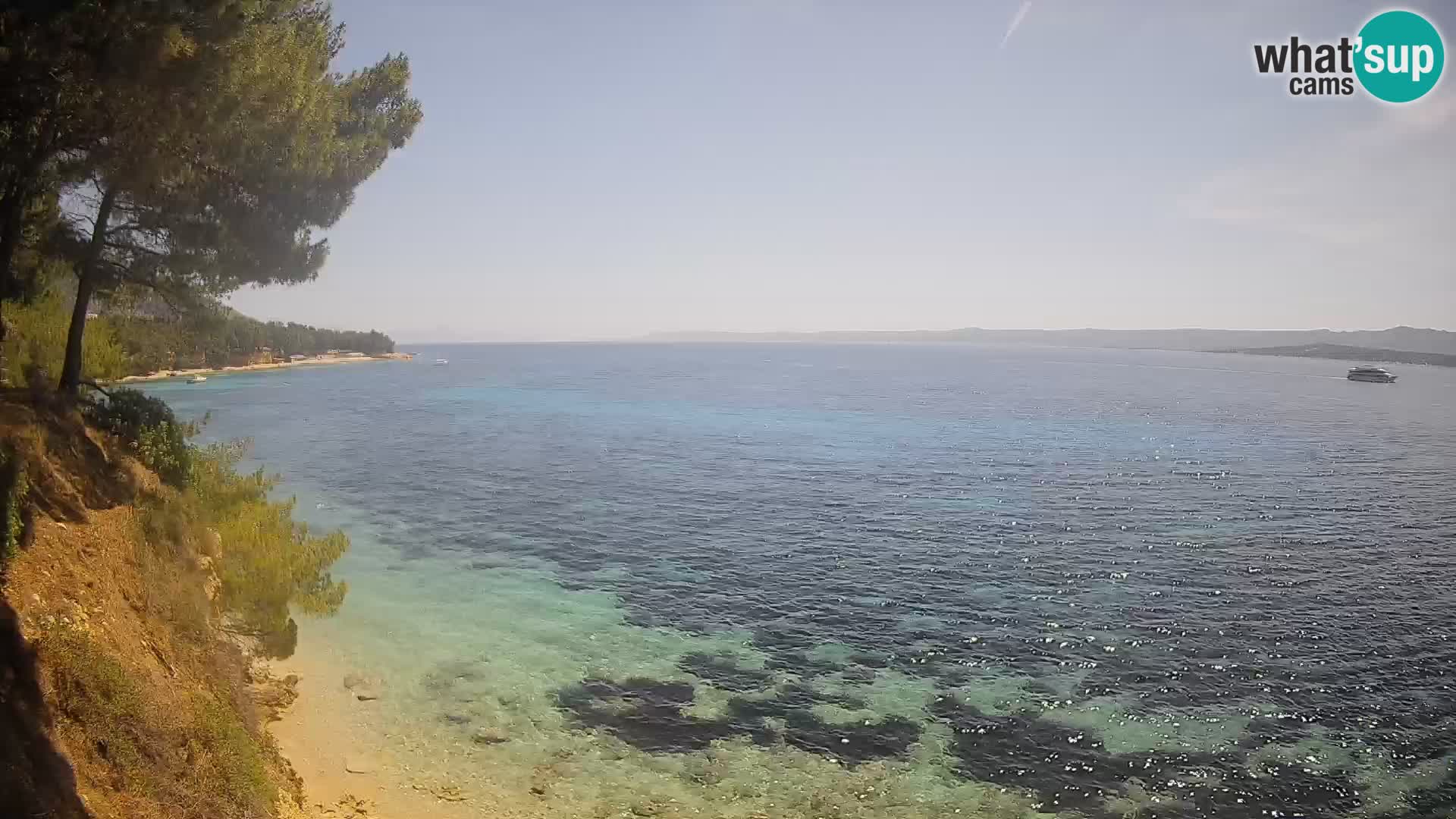 Webcam Potočine Beach Bol – Live View of Borak Beach, Brač Island