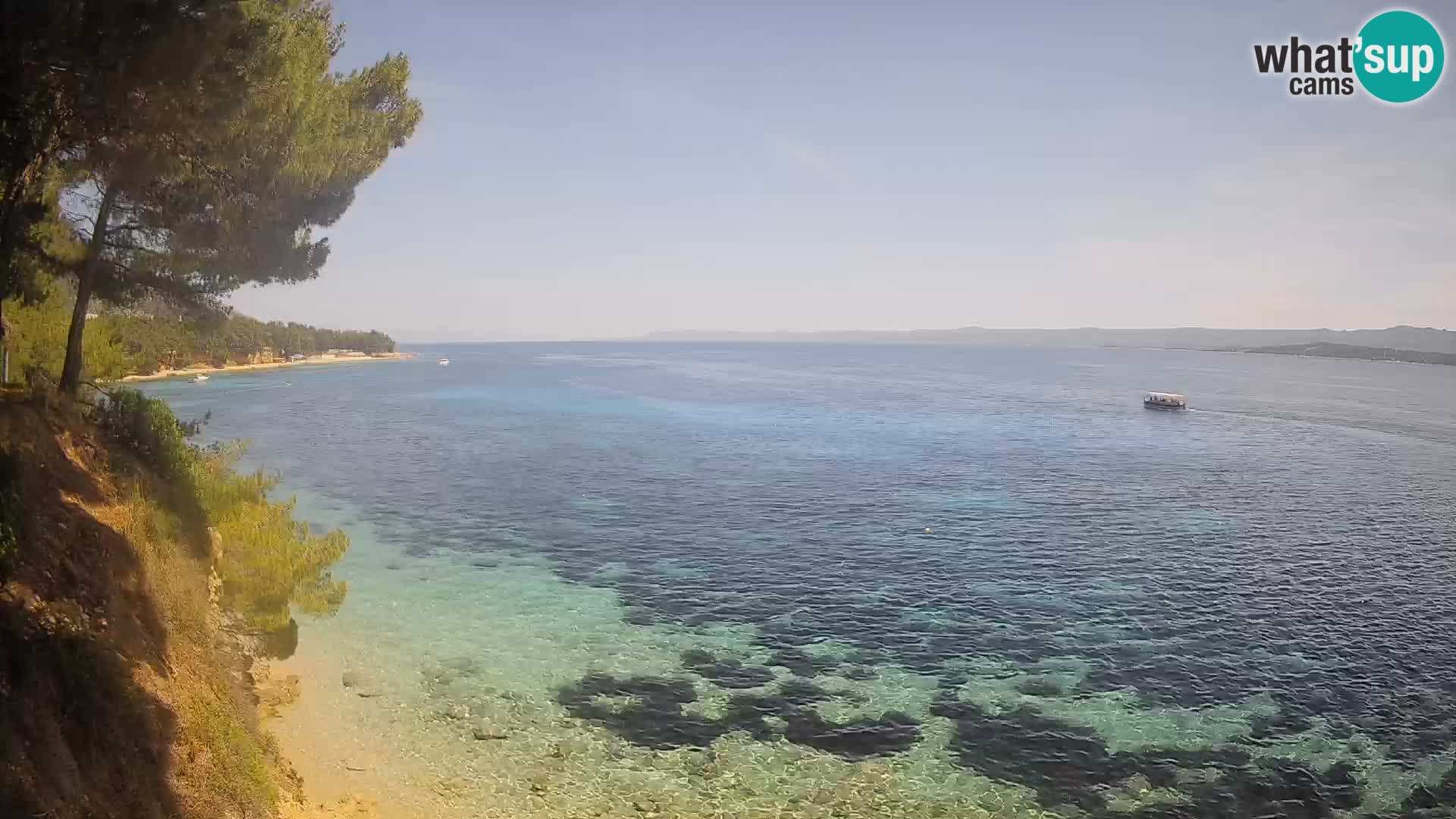 Webcam Strand Potočine Bol – Liveblick auf Borak Beach, Insel Brač