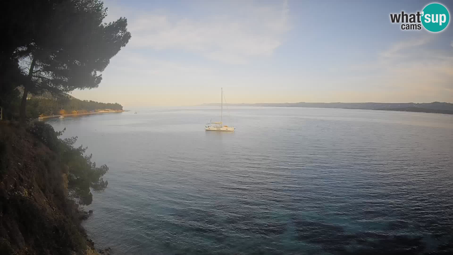 Webcam plage Potočine Bol – Vue en direct sur Borak Beach, île de Brač