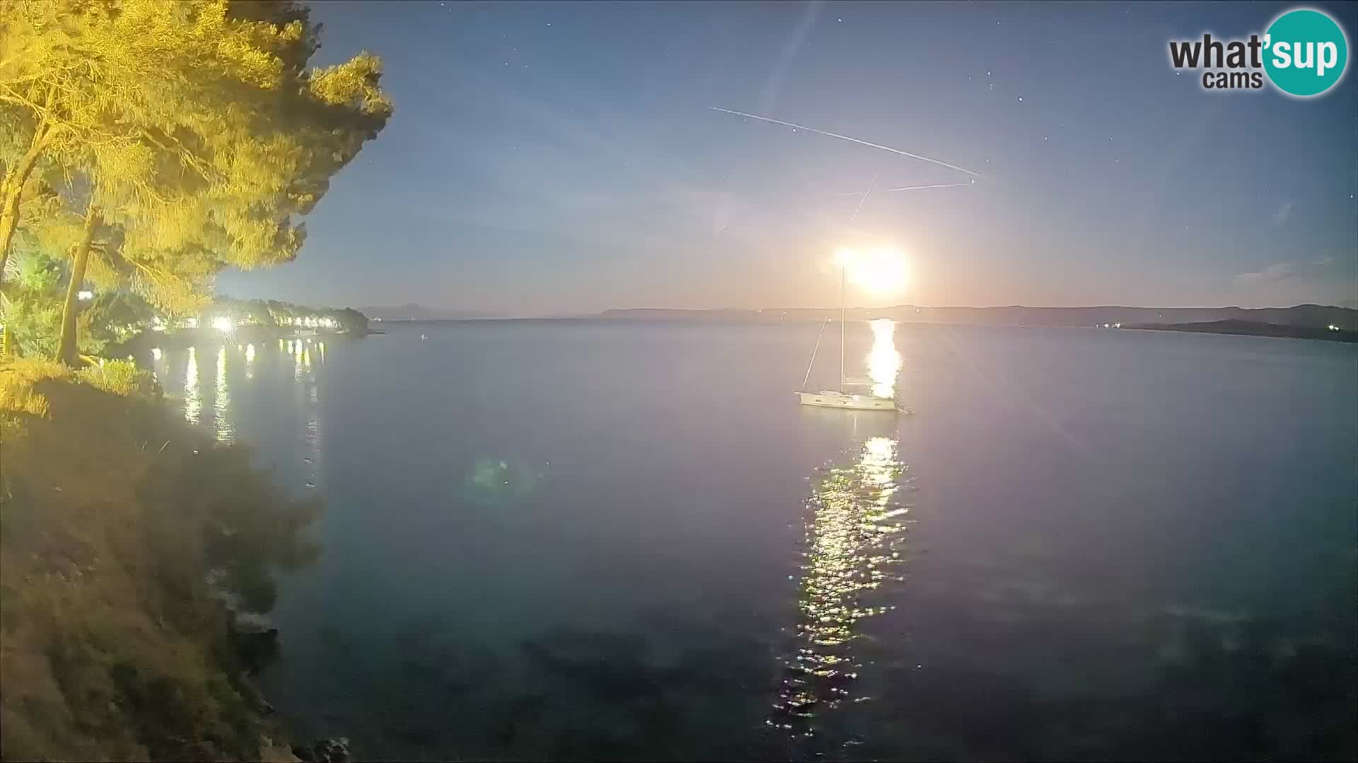 Webcam Potočine Beach Bol – Live View of Borak Beach, Brač Island