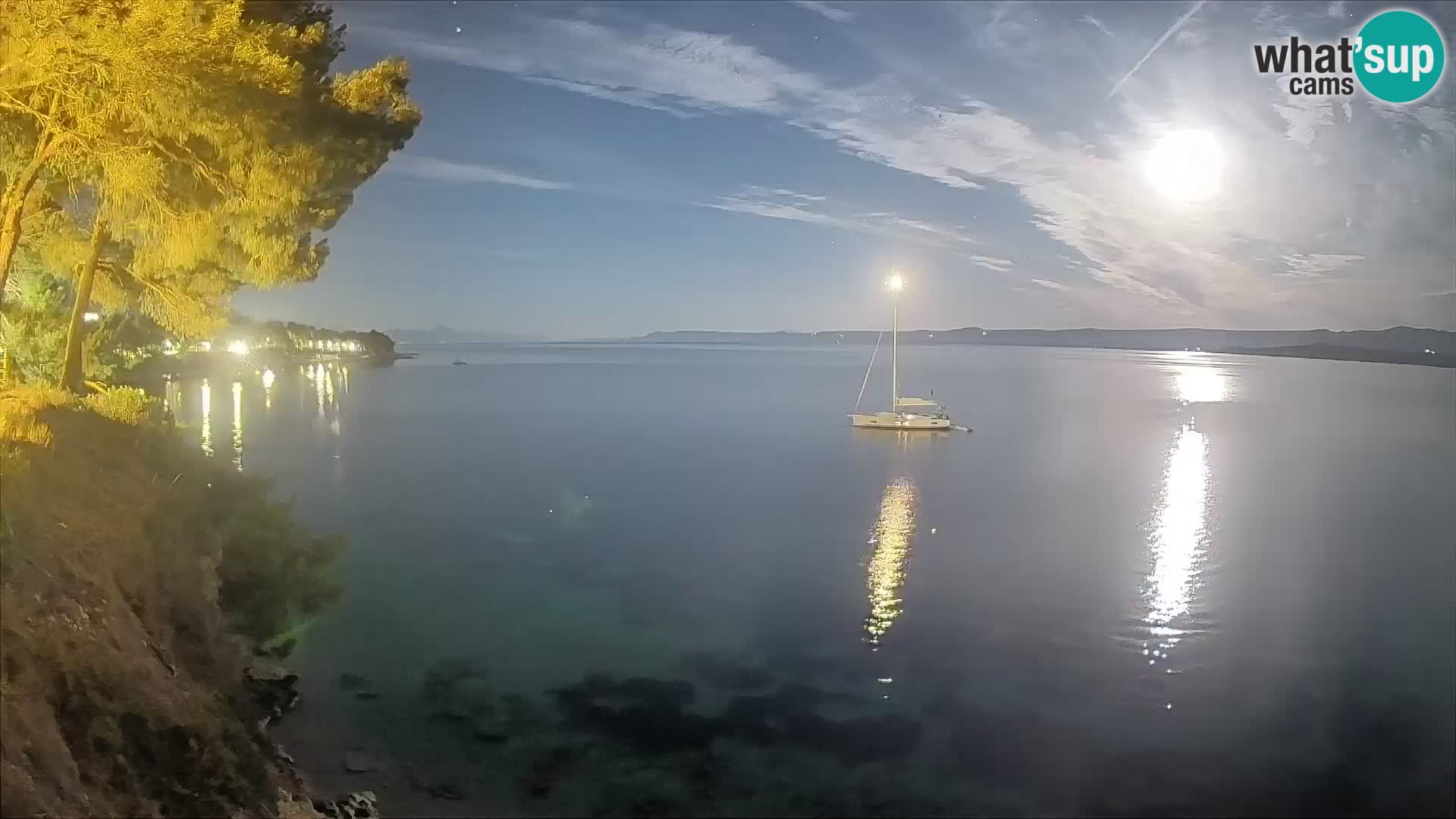Webcam Strand Potočine Bol – Liveblick auf Borak Beach, Insel Brač