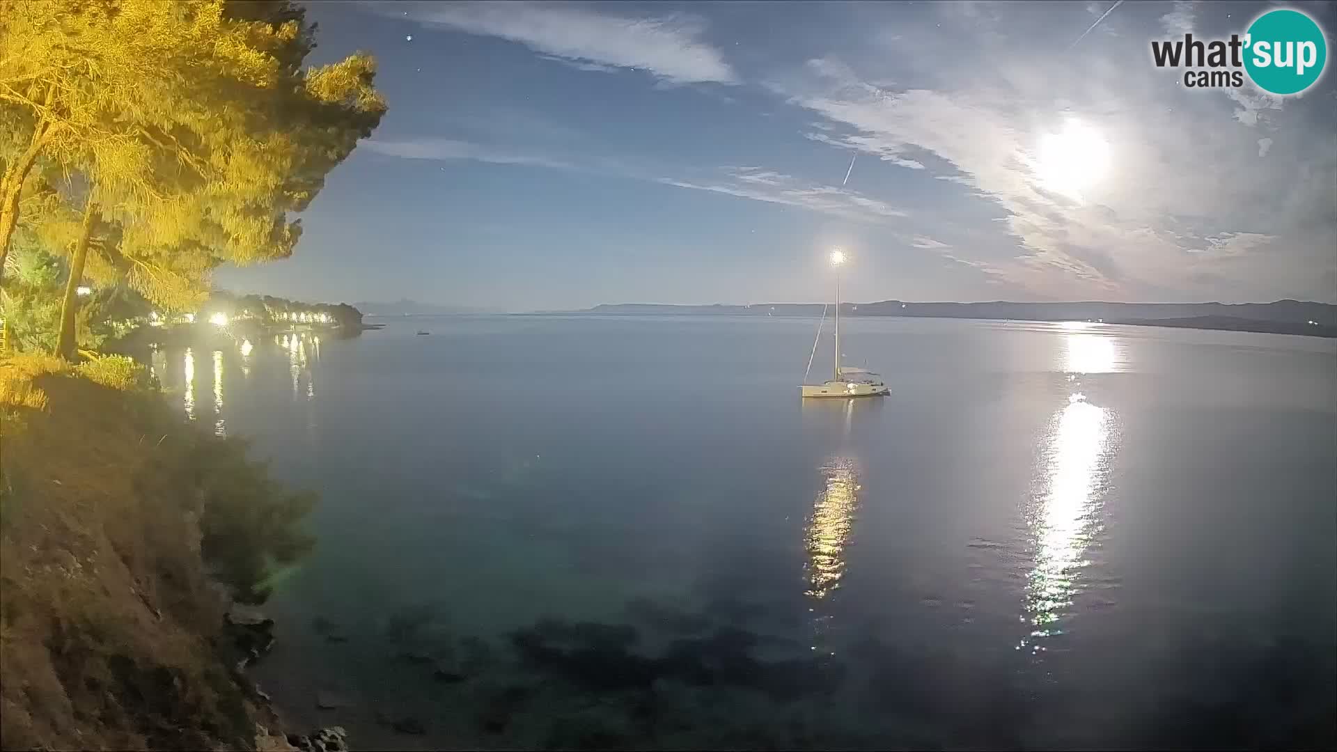 Webcam Potočine Beach Bol – Live View of Borak Beach, Brač Island
