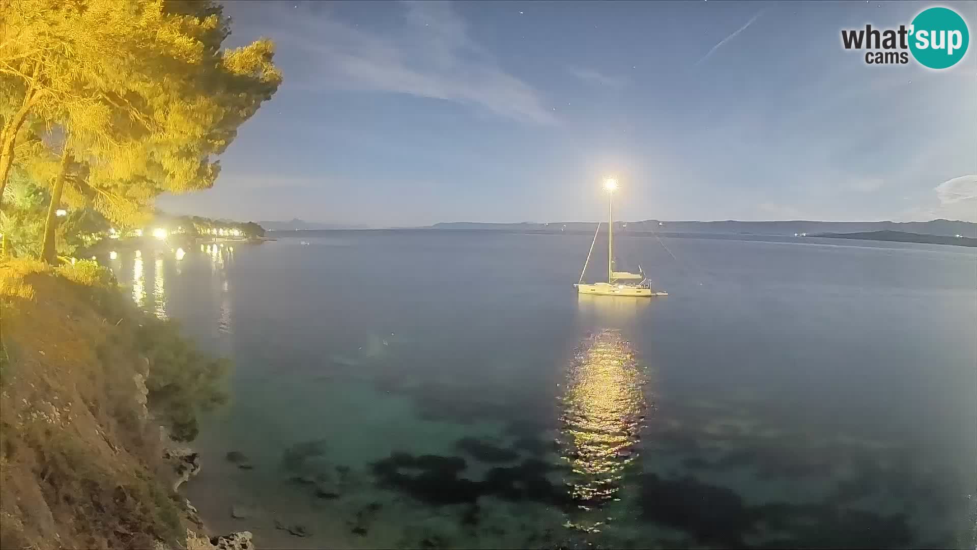 Webcam Potočine Beach Bol – Live View of Borak Beach, Brač Island