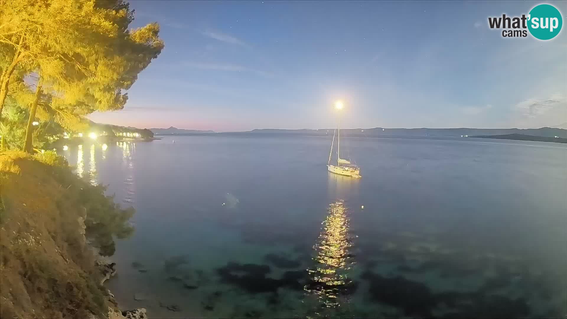 Webcam Potočine Beach Bol – Live View of Borak Beach, Brač Island